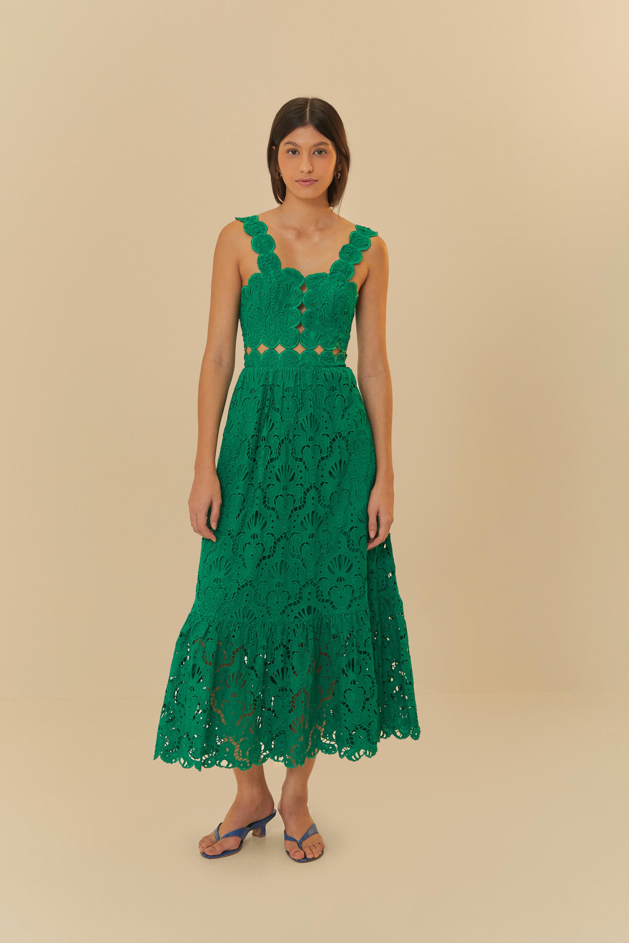 Vestido Cropped Laise Concha