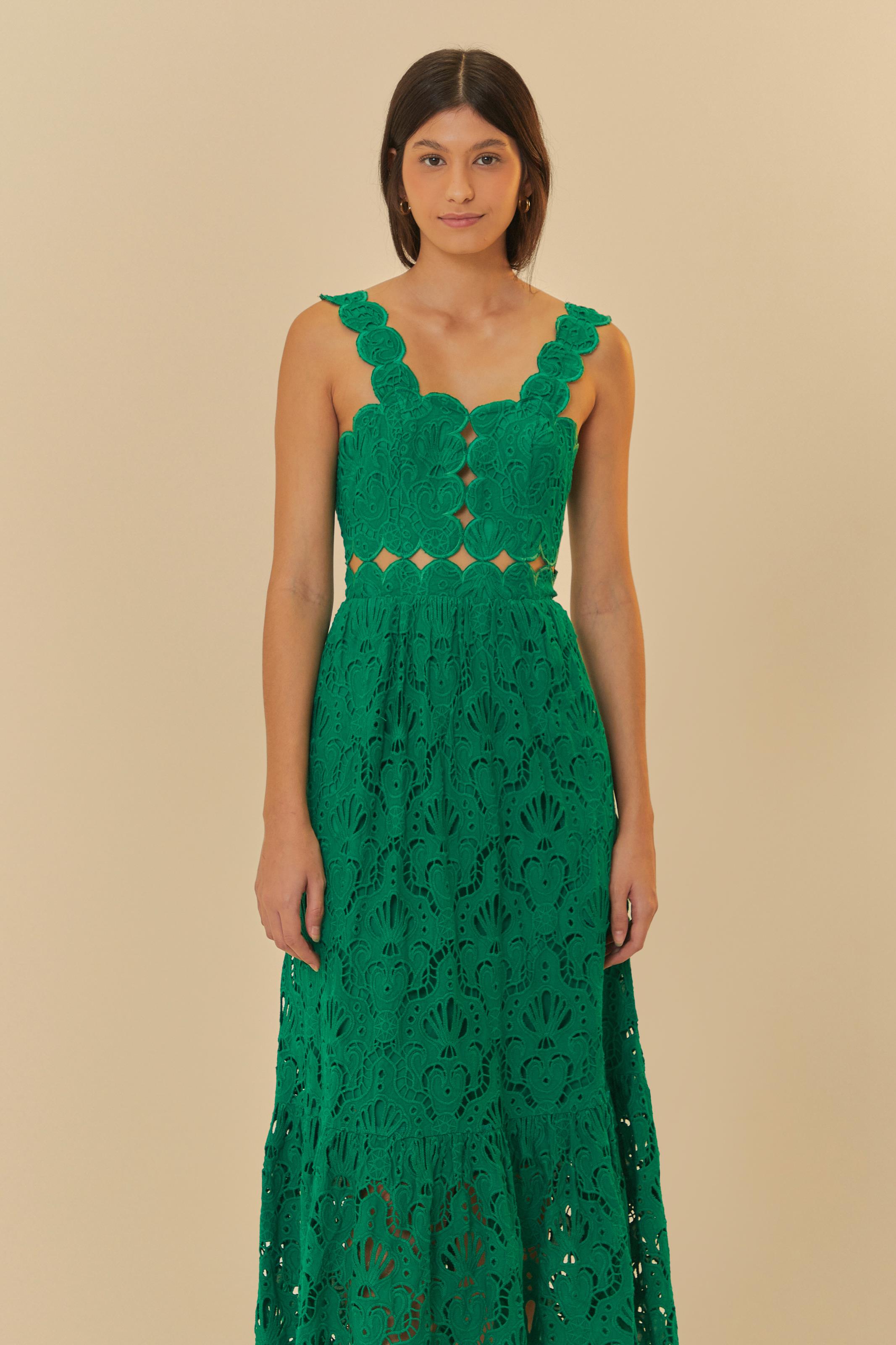 Vestido Cropped Laise Concha