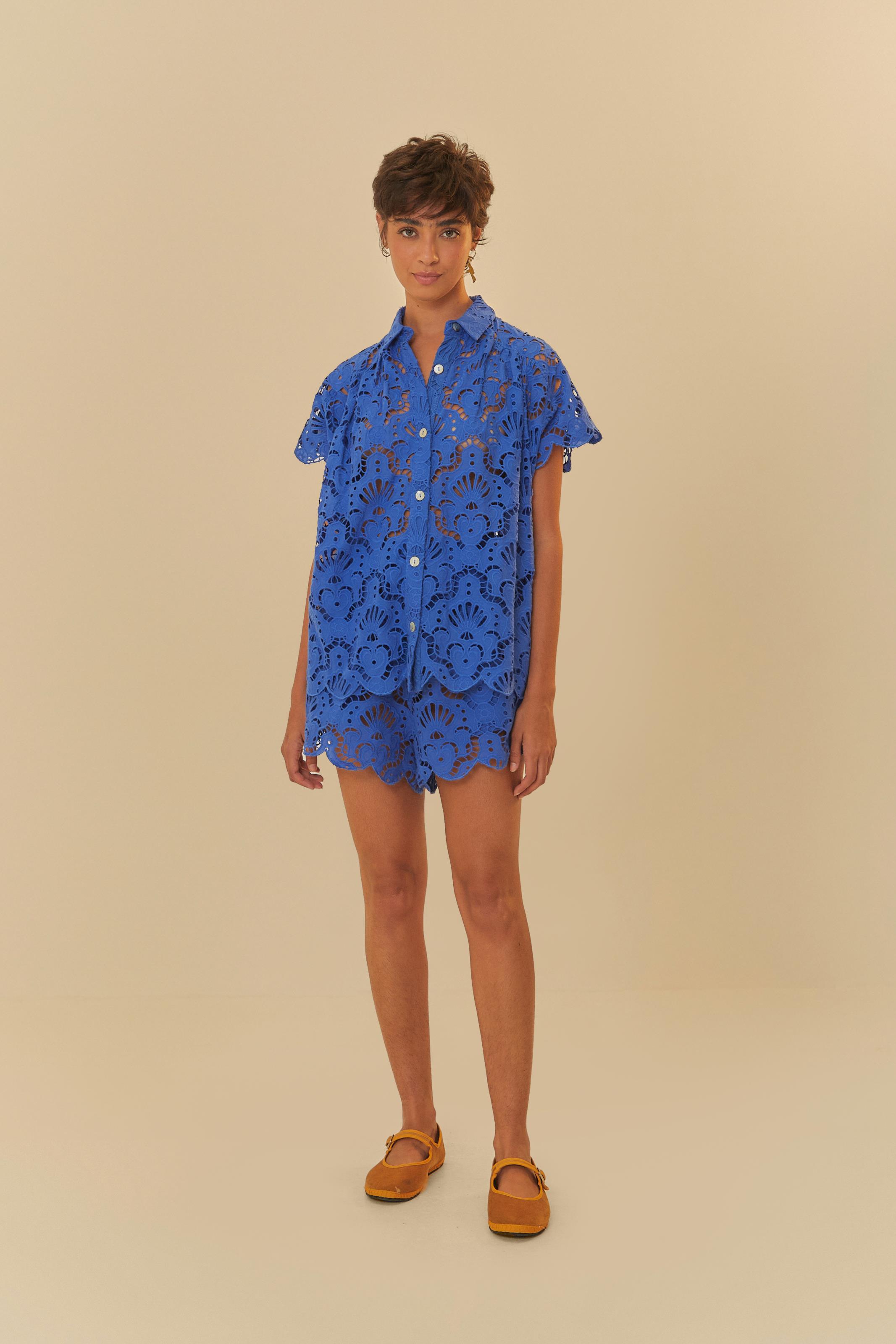 Camisa Artesanal Laise Concha