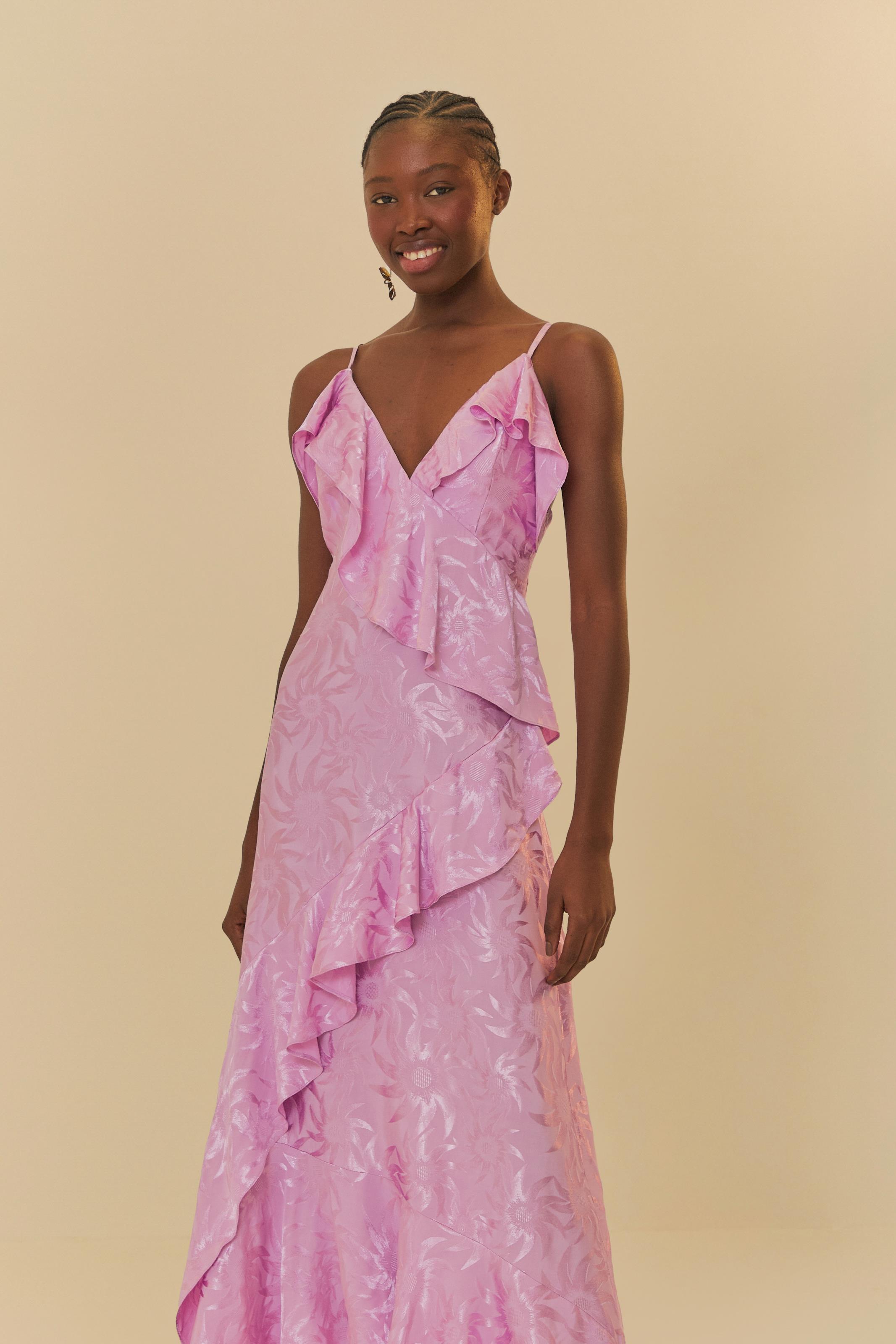 Vestido  Jacquard Sol De Cor