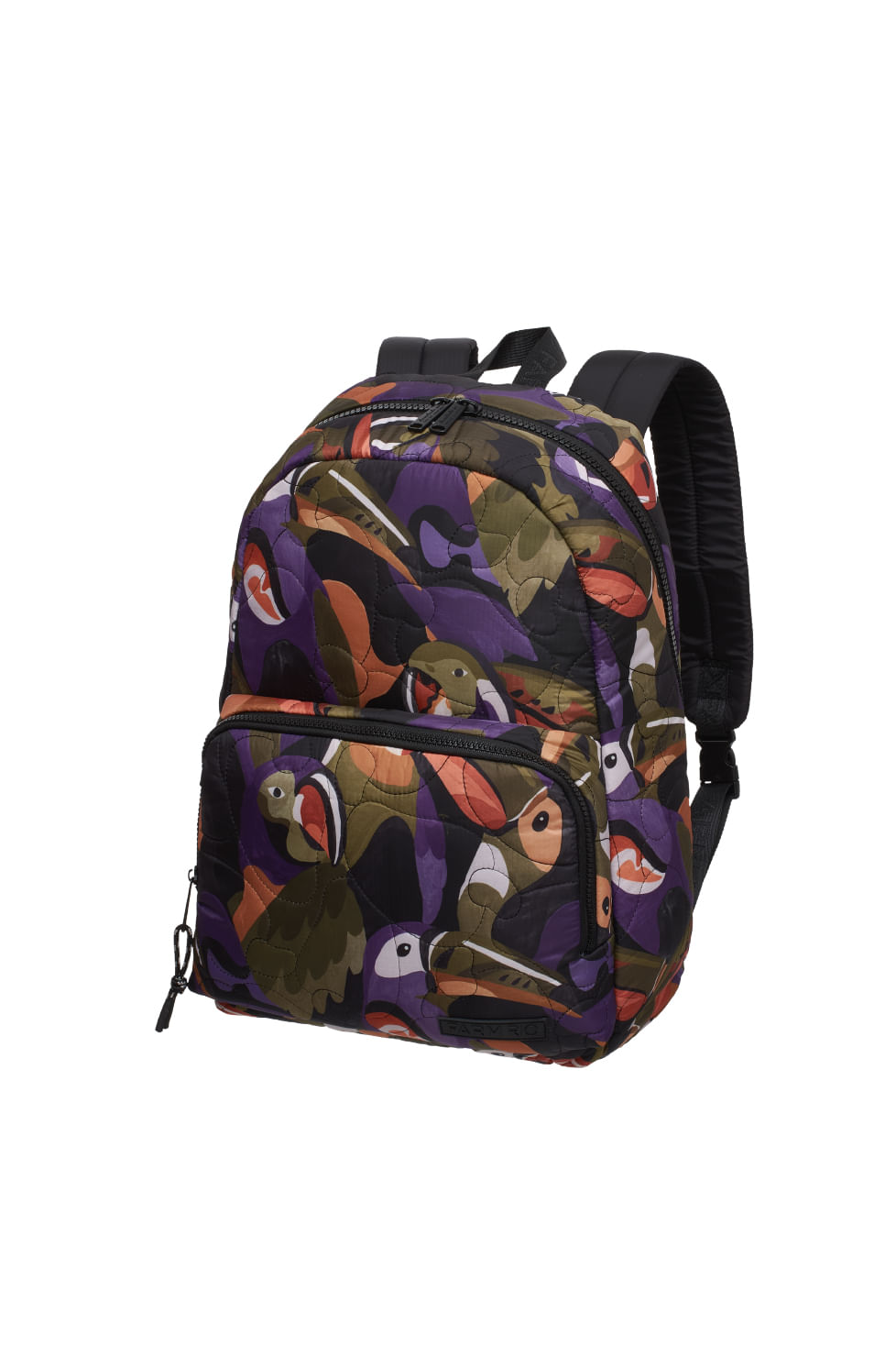 Mochila Xodó Puffer Dupla Face Voo Doce Preto