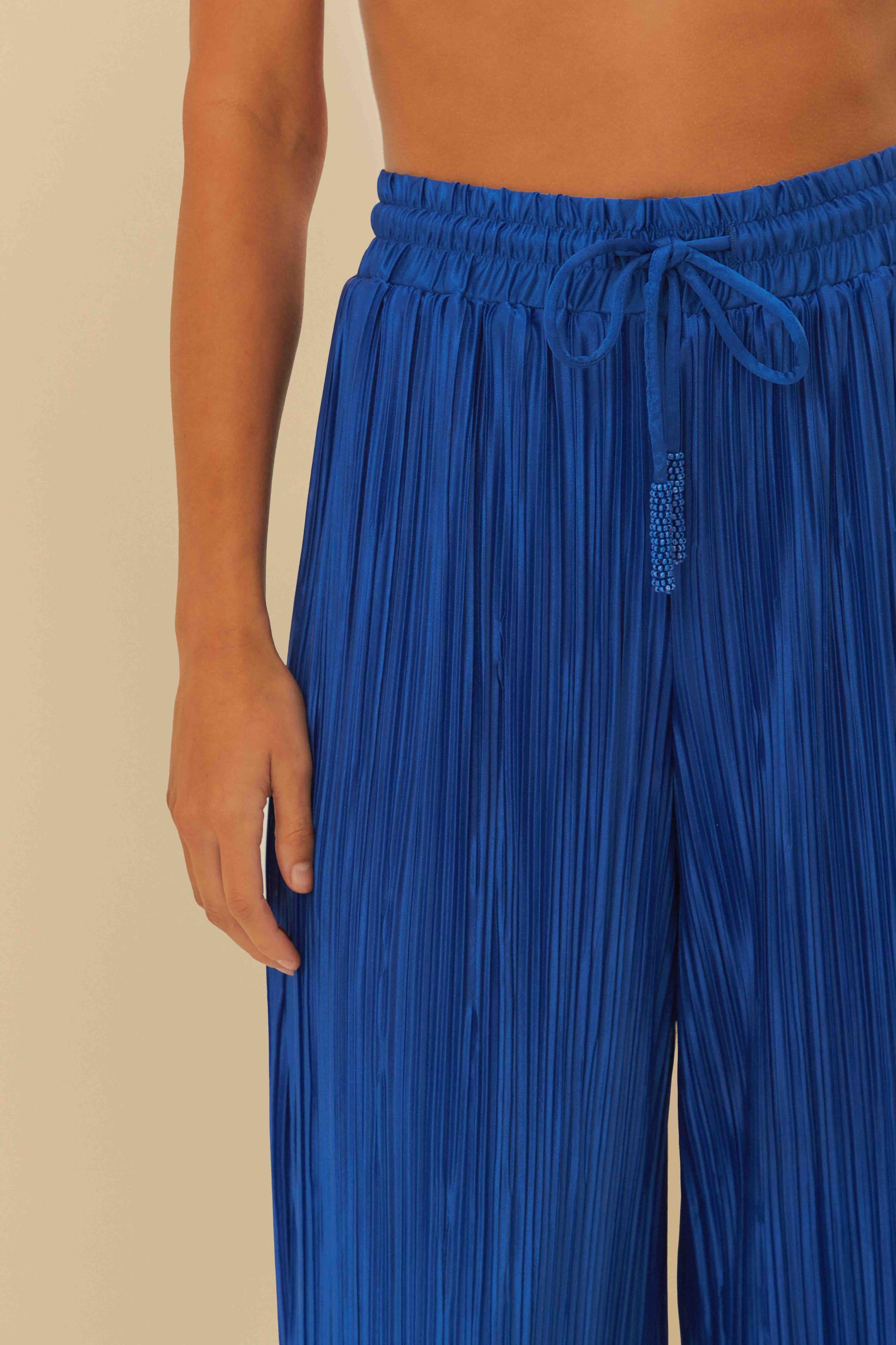 Calça Plissada