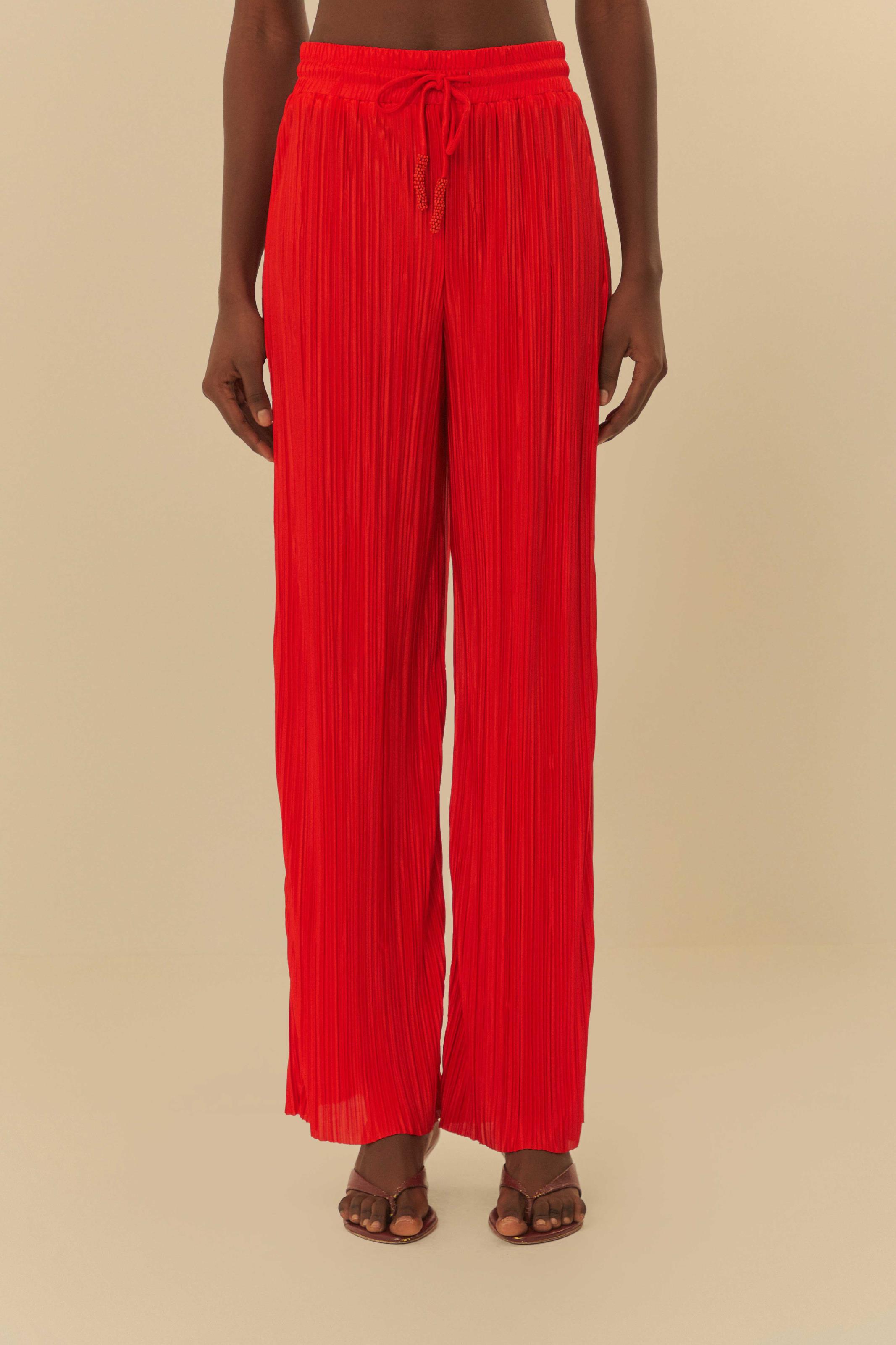 Calça Plissada