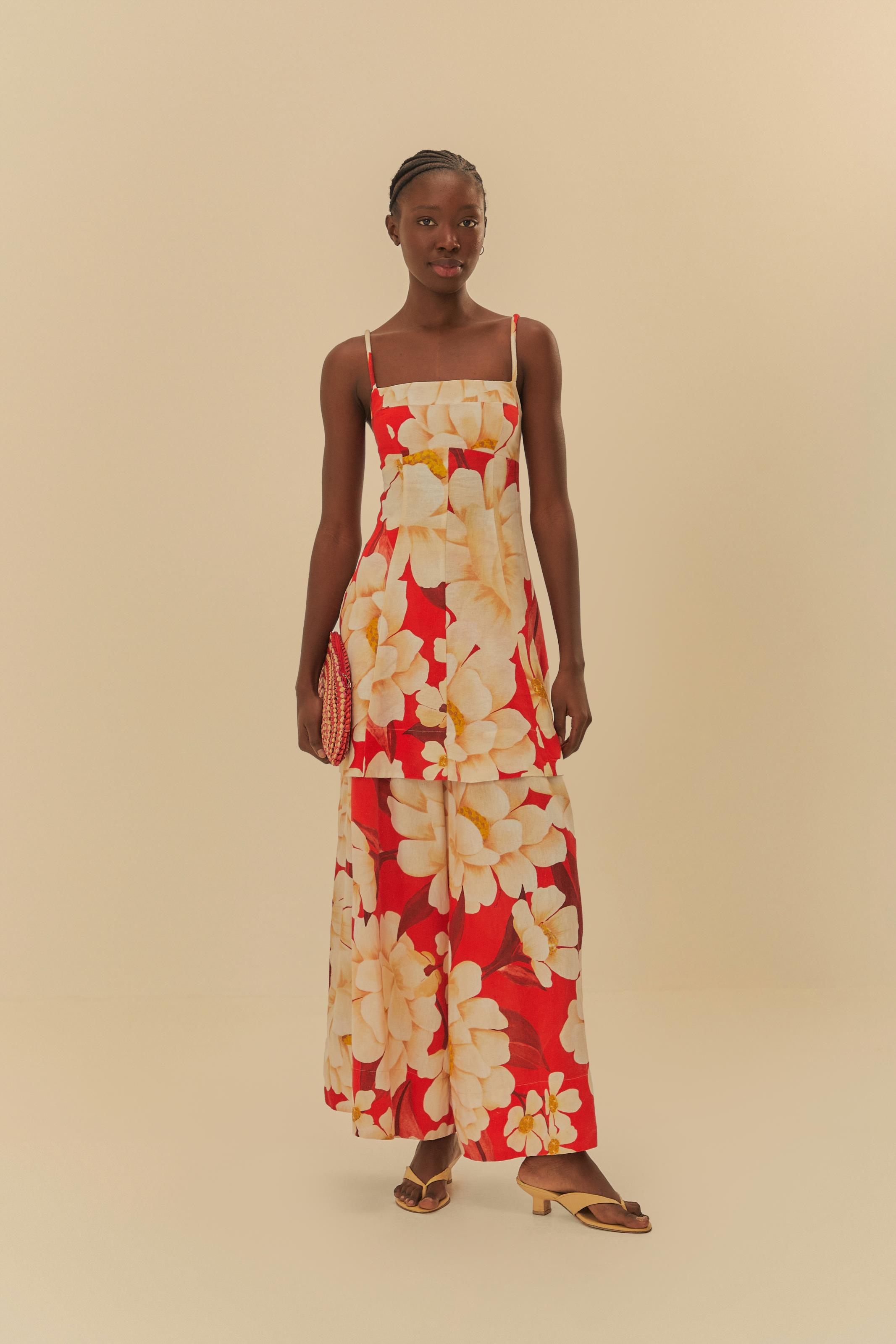 Vestido Curto Estampado Chita Bella