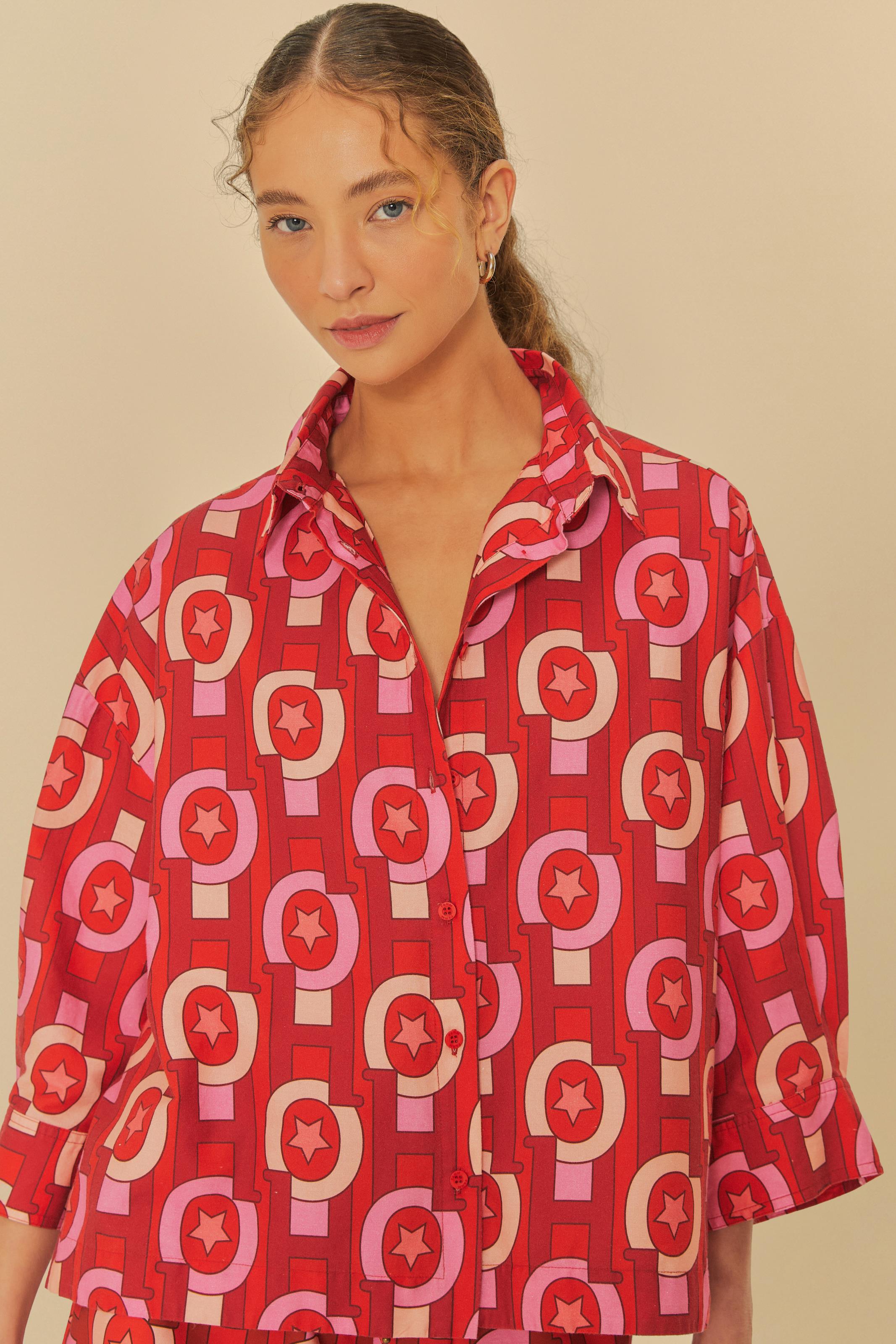 Camisa Manga Longa Estampada Hohoho