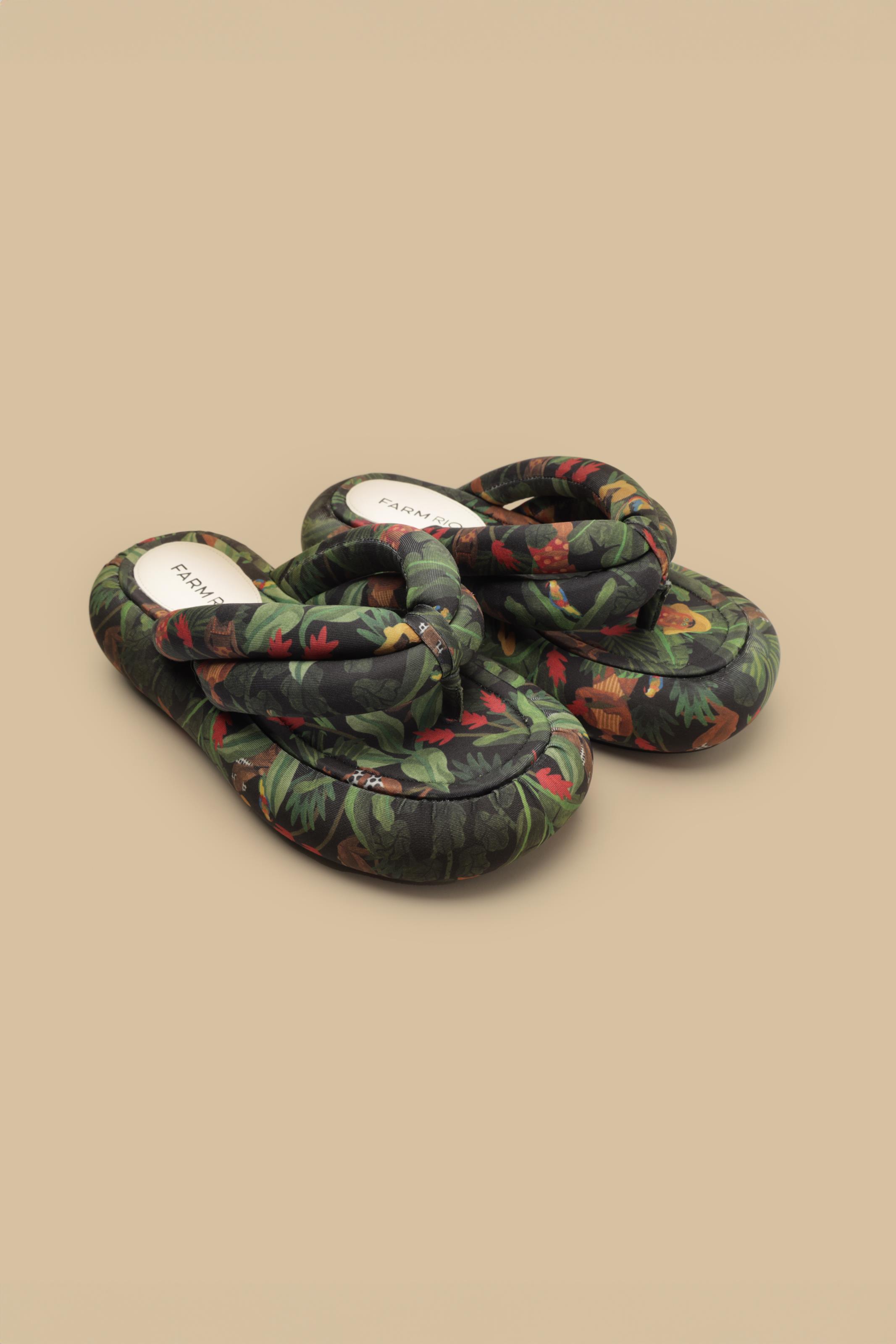 Chinelo Flatform Katita Print