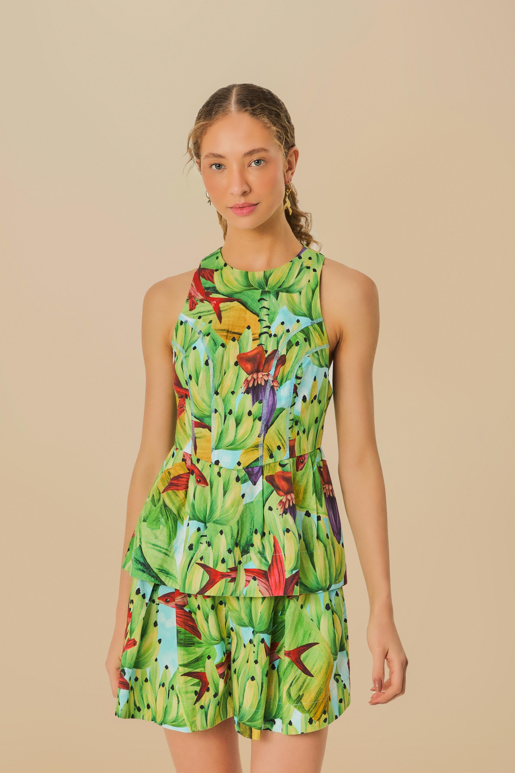 Blusa Estampada Banana Pingo