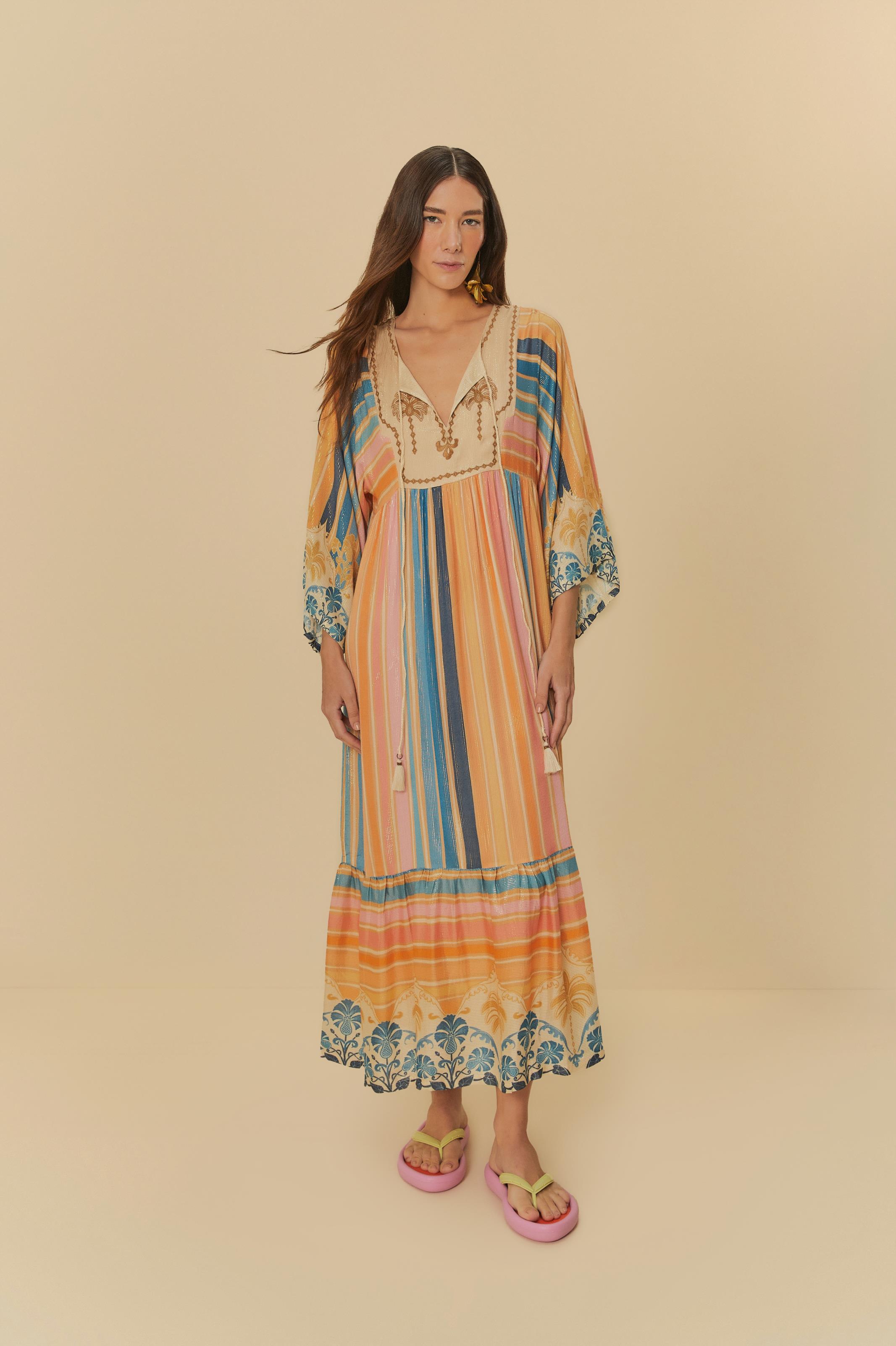 Vestido Cropped Estampado Abacaxi Deco