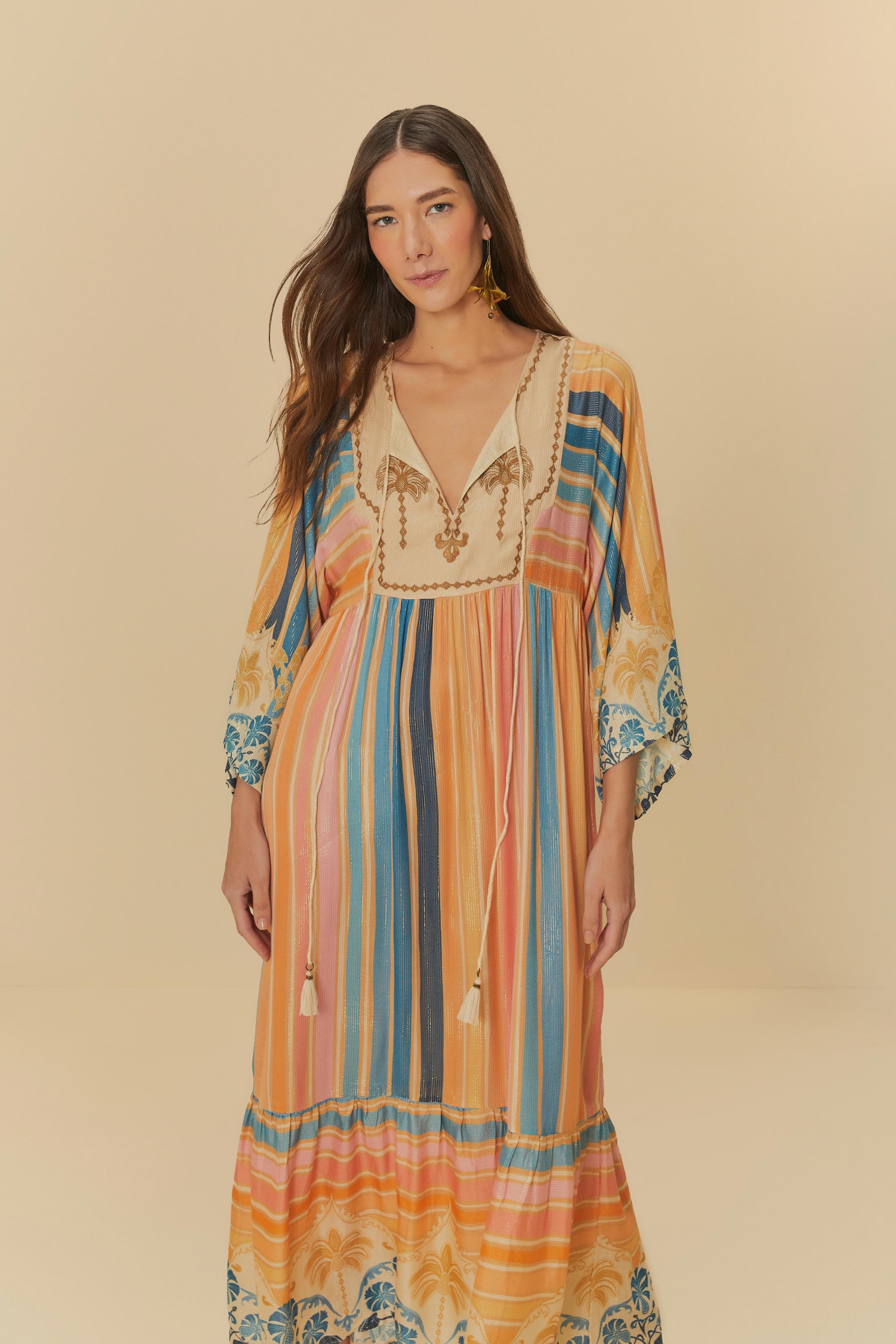 Vestido Cropped Estampado Abacaxi Deco