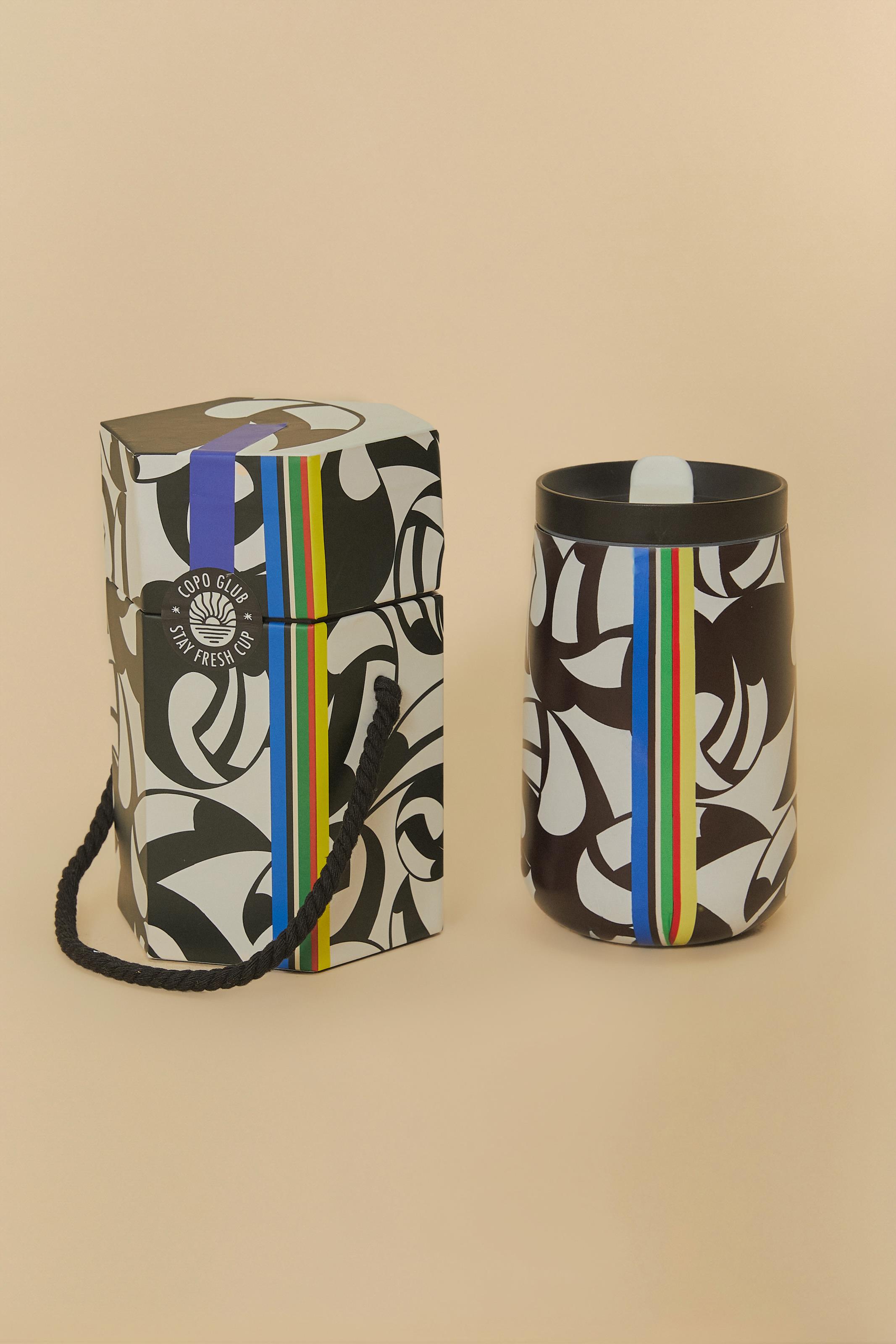 Copo Térmico Glub Estampado Tropical