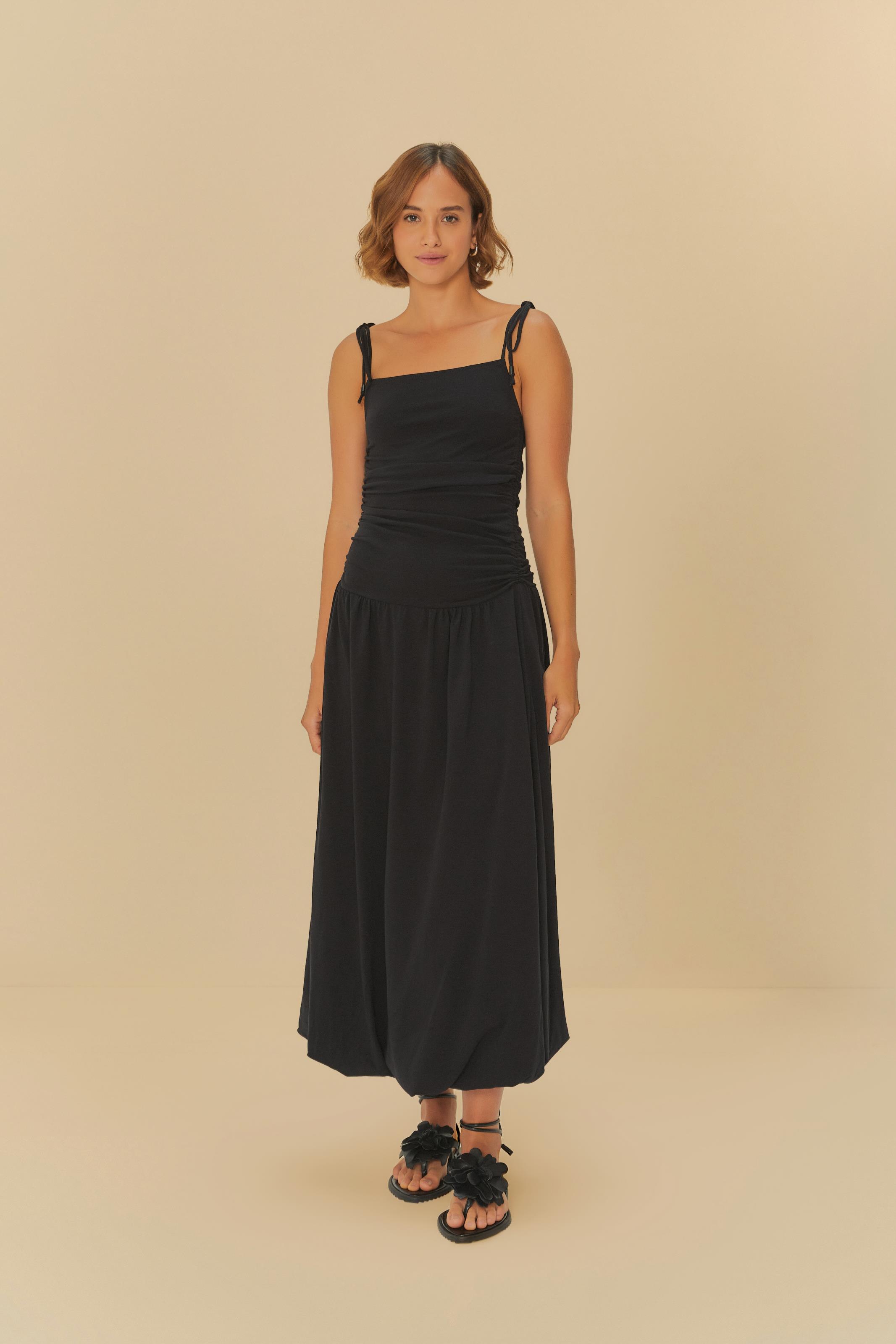 Vestido Franzido Balonê