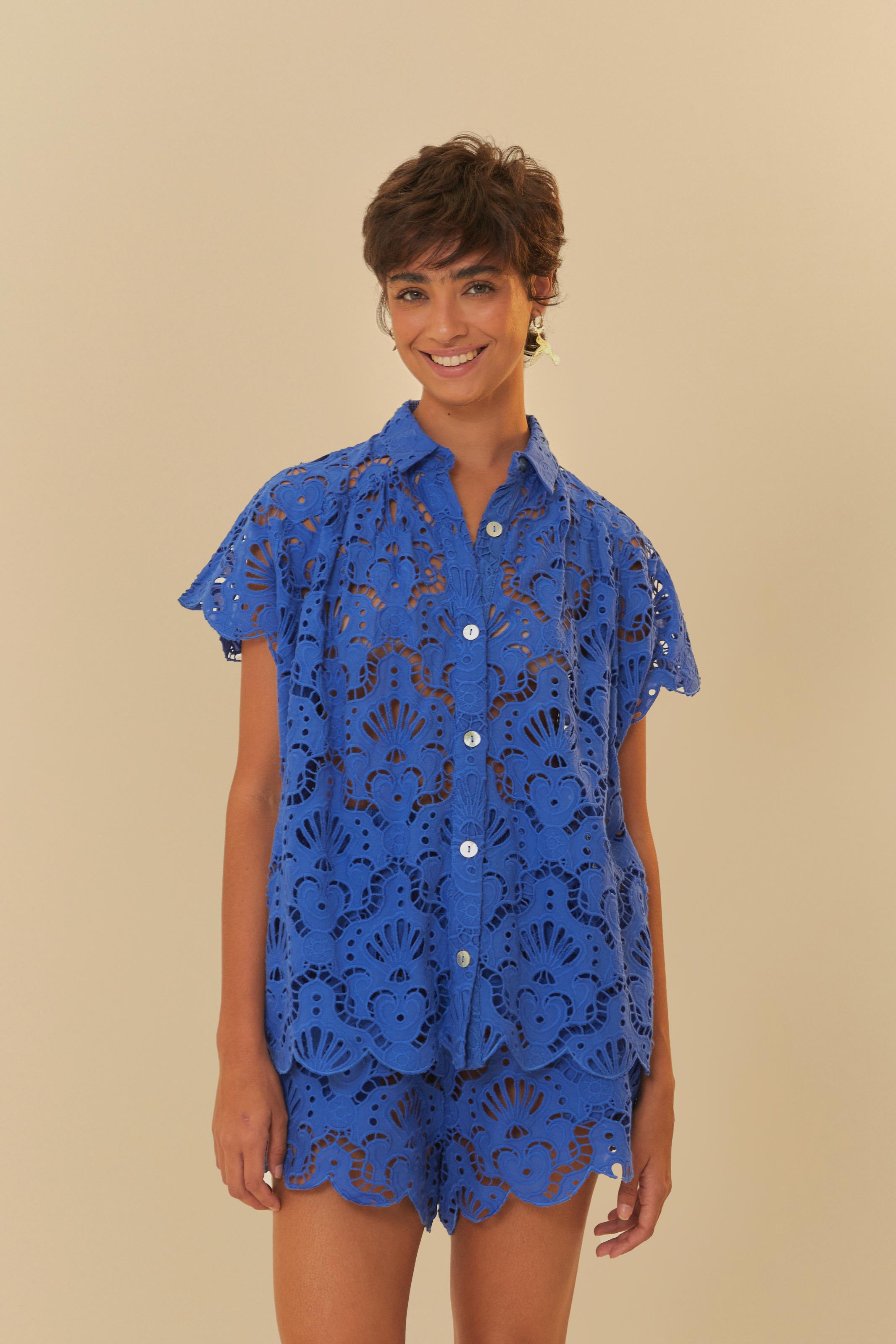 Short Artesanal Laise Concha