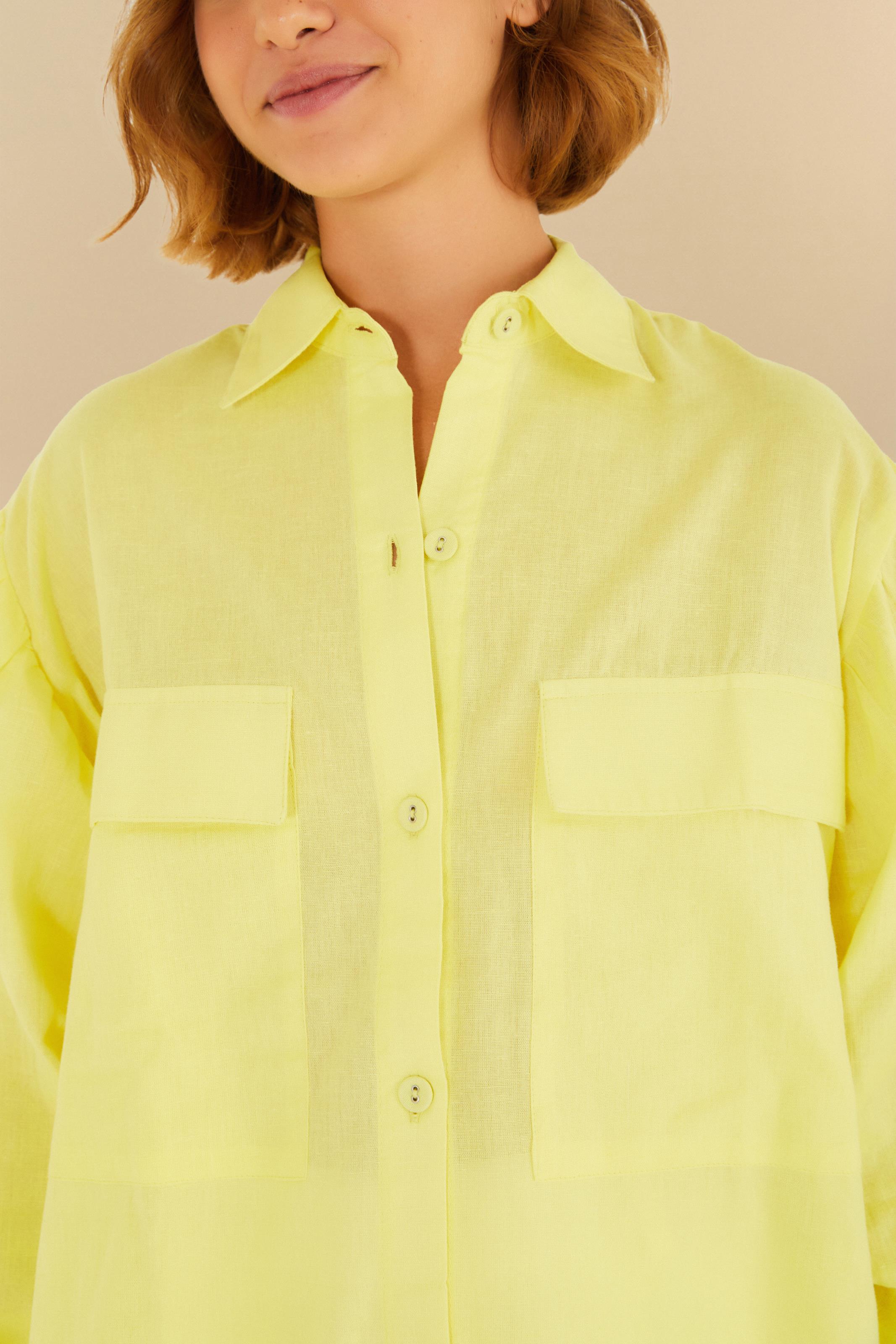 Camisa Bolso Manga Longa
