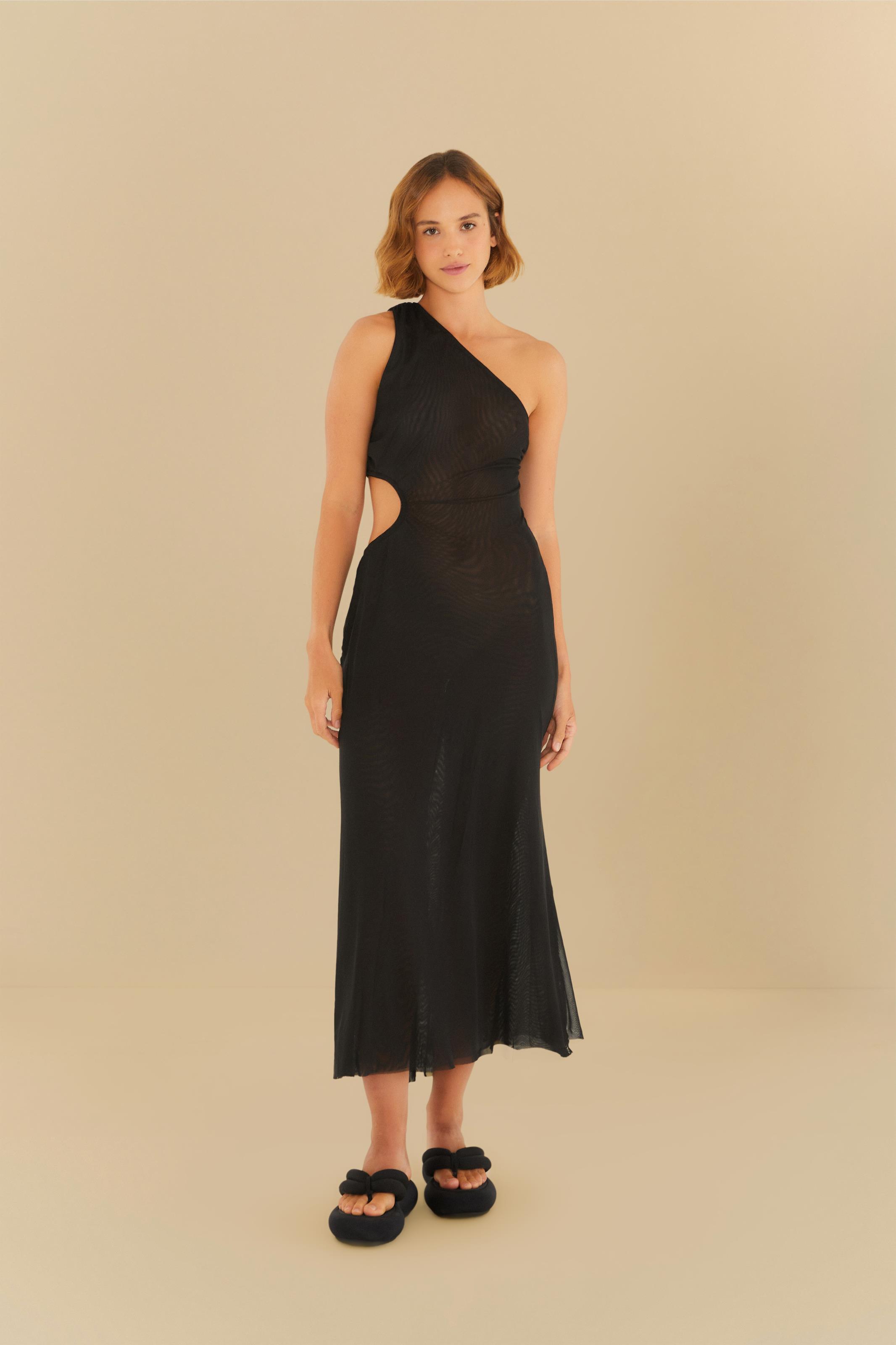 Vestido Tule Preto