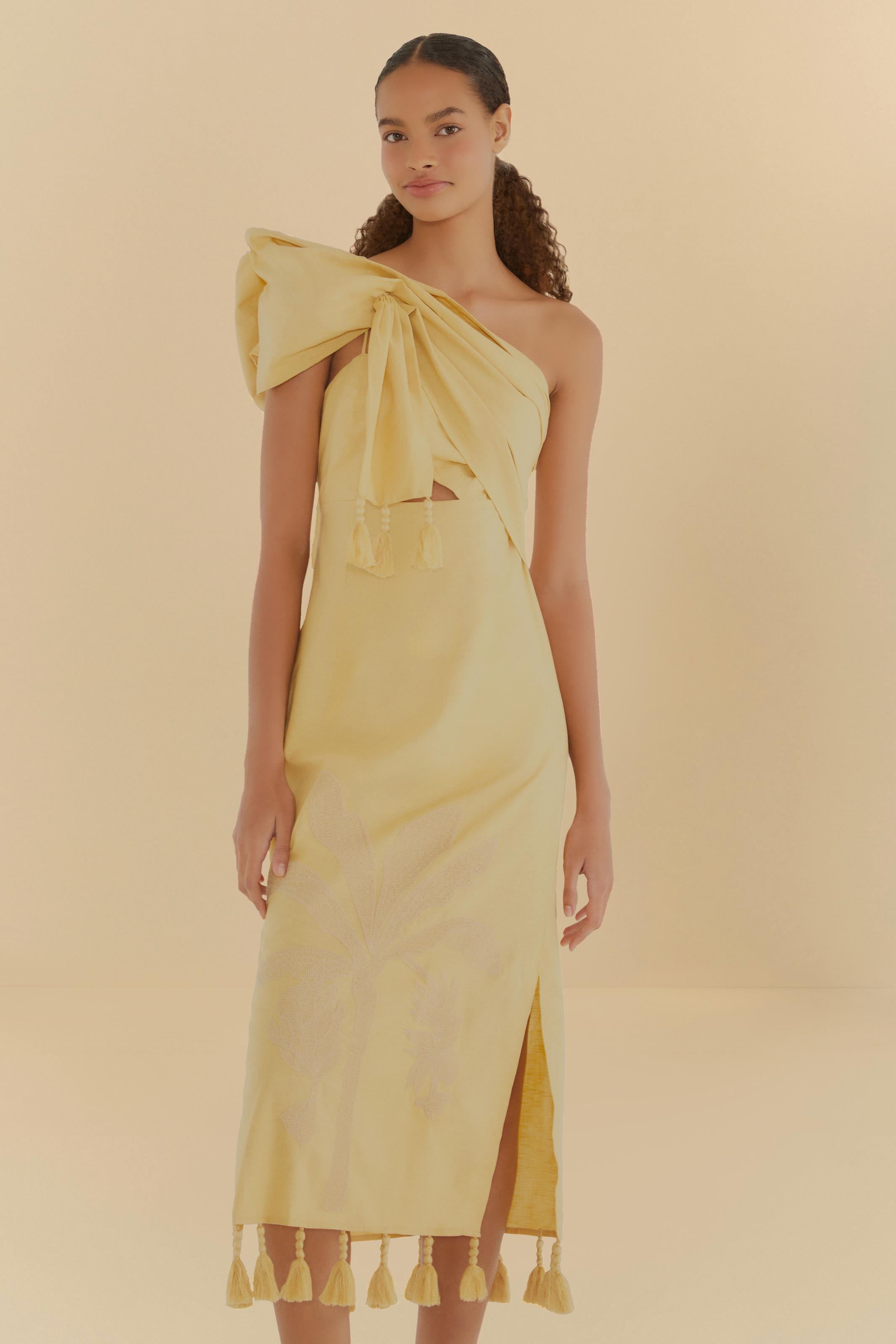 Vestido Bordado Selo Bananeira