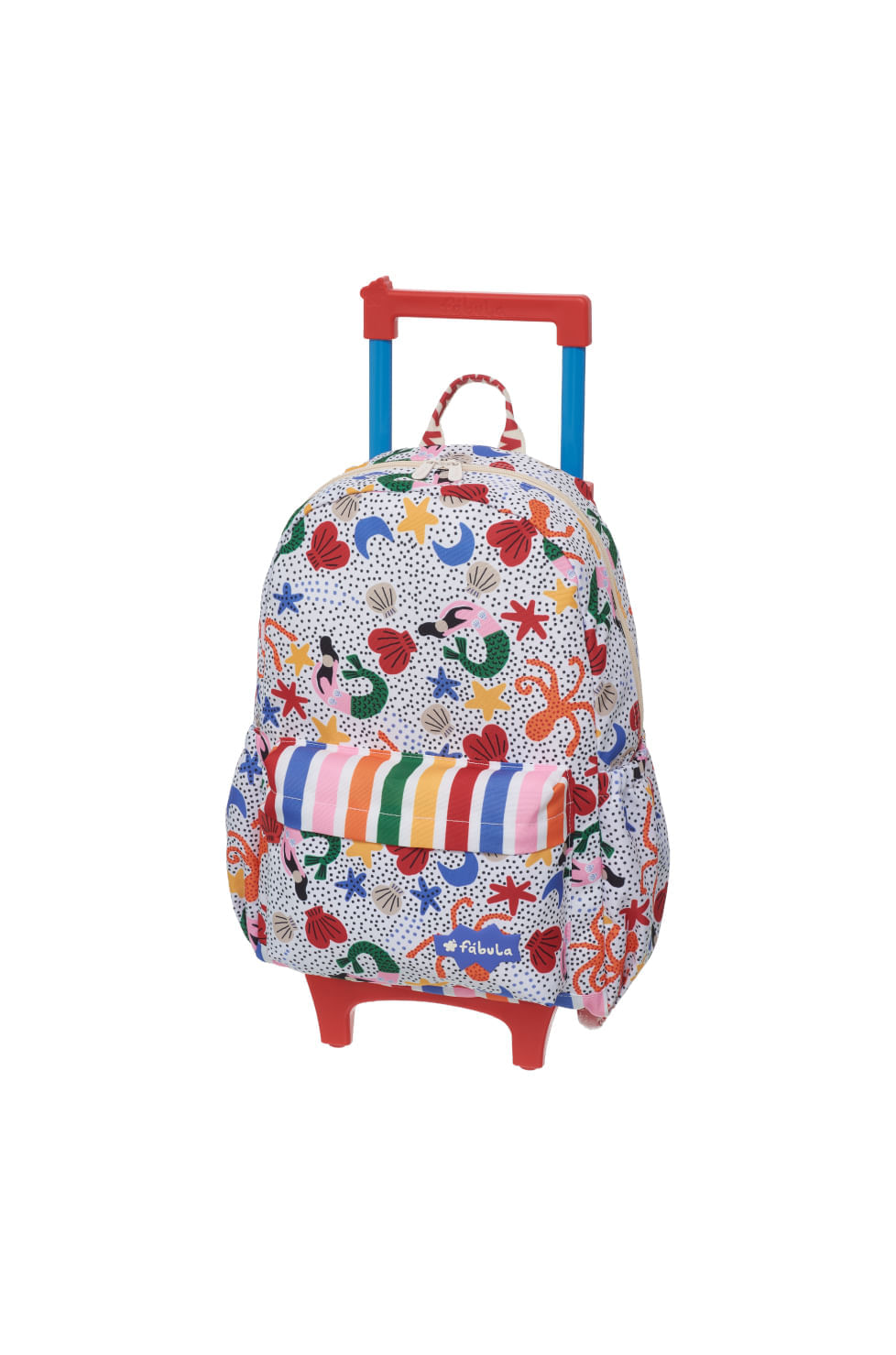 Mochila Carrinho Sereia Do Mar