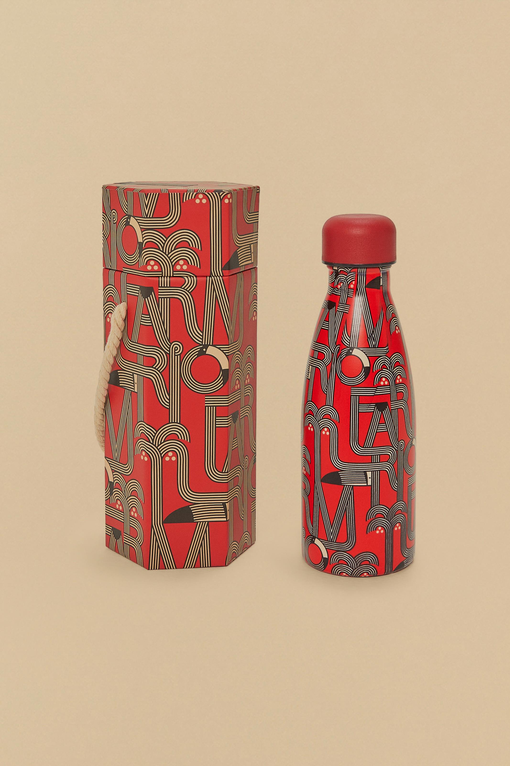 Mini Garrafinha Glub Estampada Logotuca