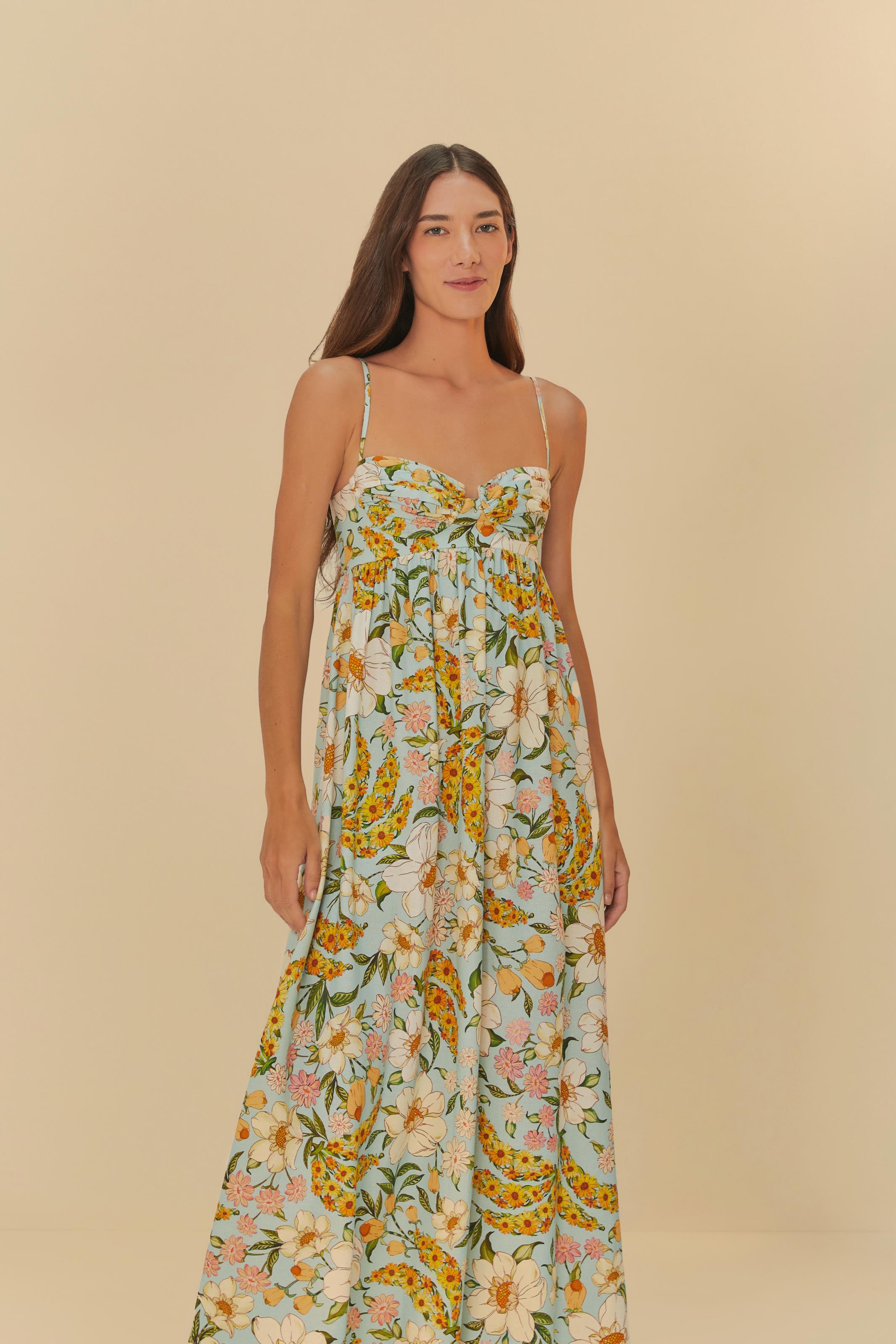 Vestido Estampado Banana Flor
