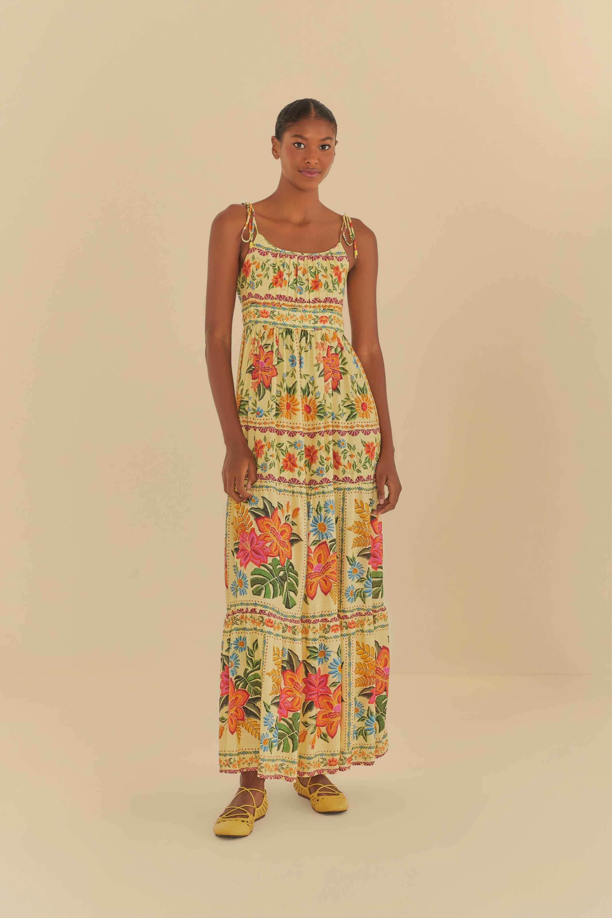 Vestido Cropped Estampado Delicadeza Em Flor
