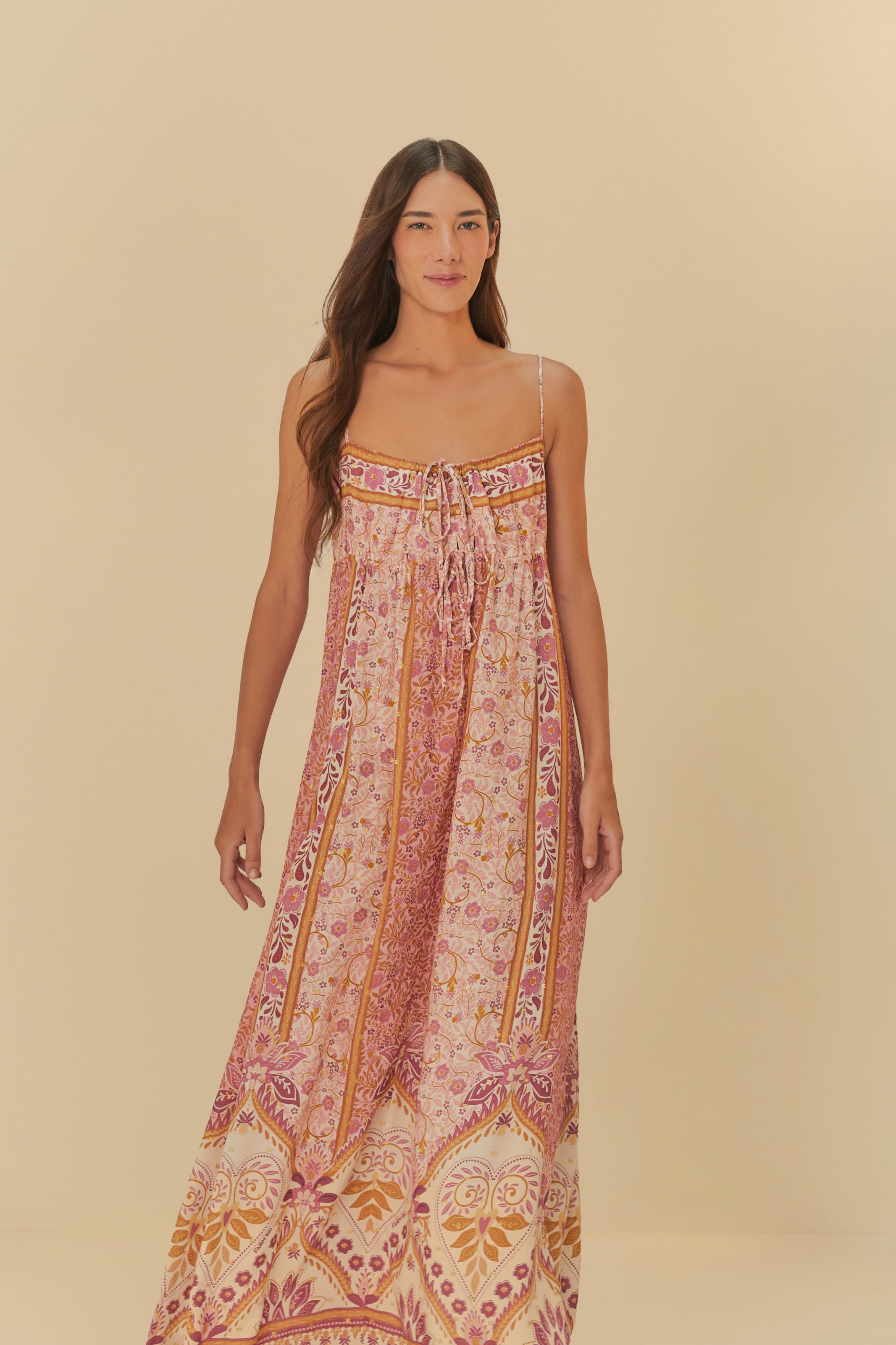 Vestido Cropped Estampado No Meu Jardim