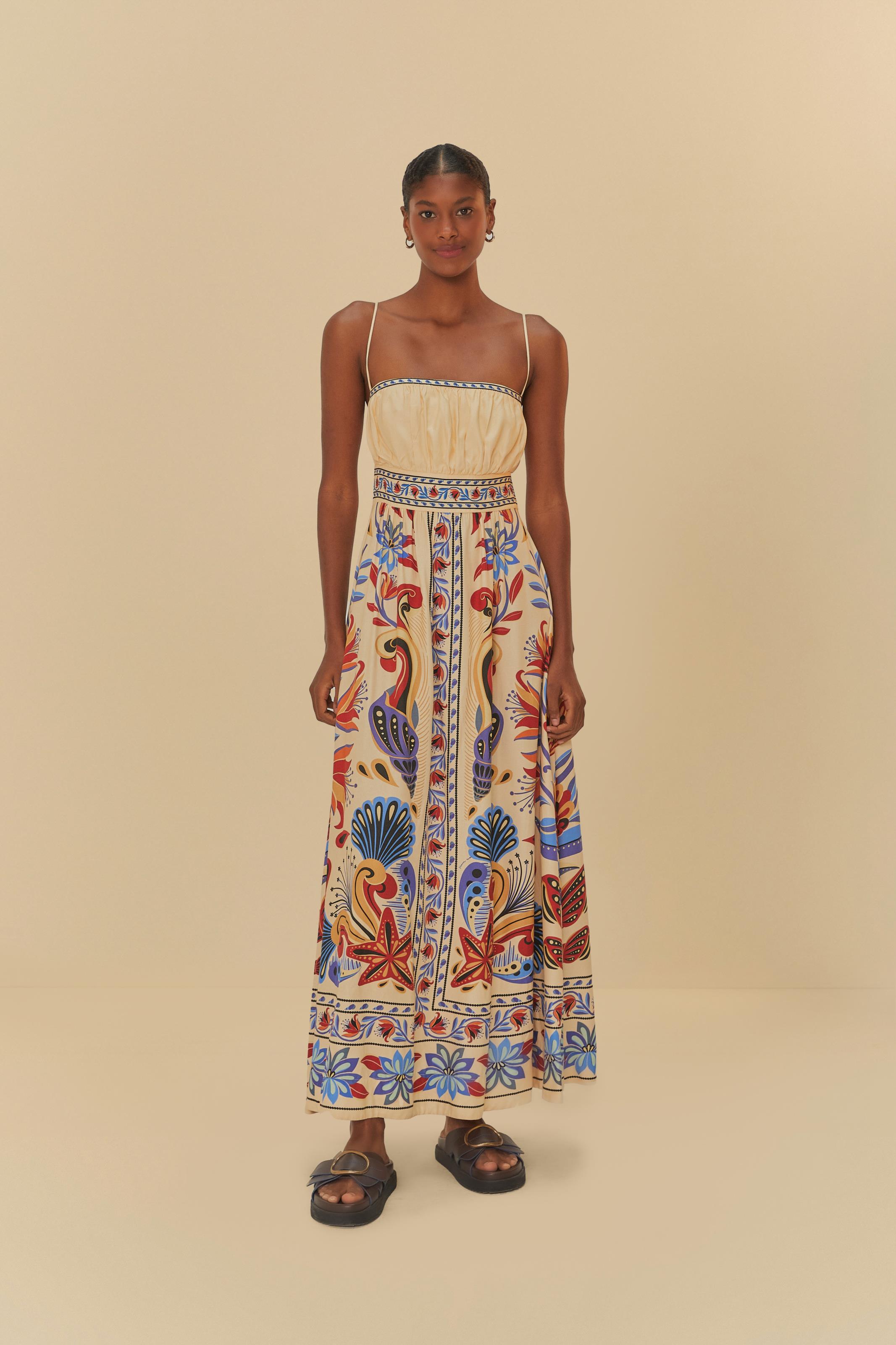 Vestido Longo Sonho De Mar