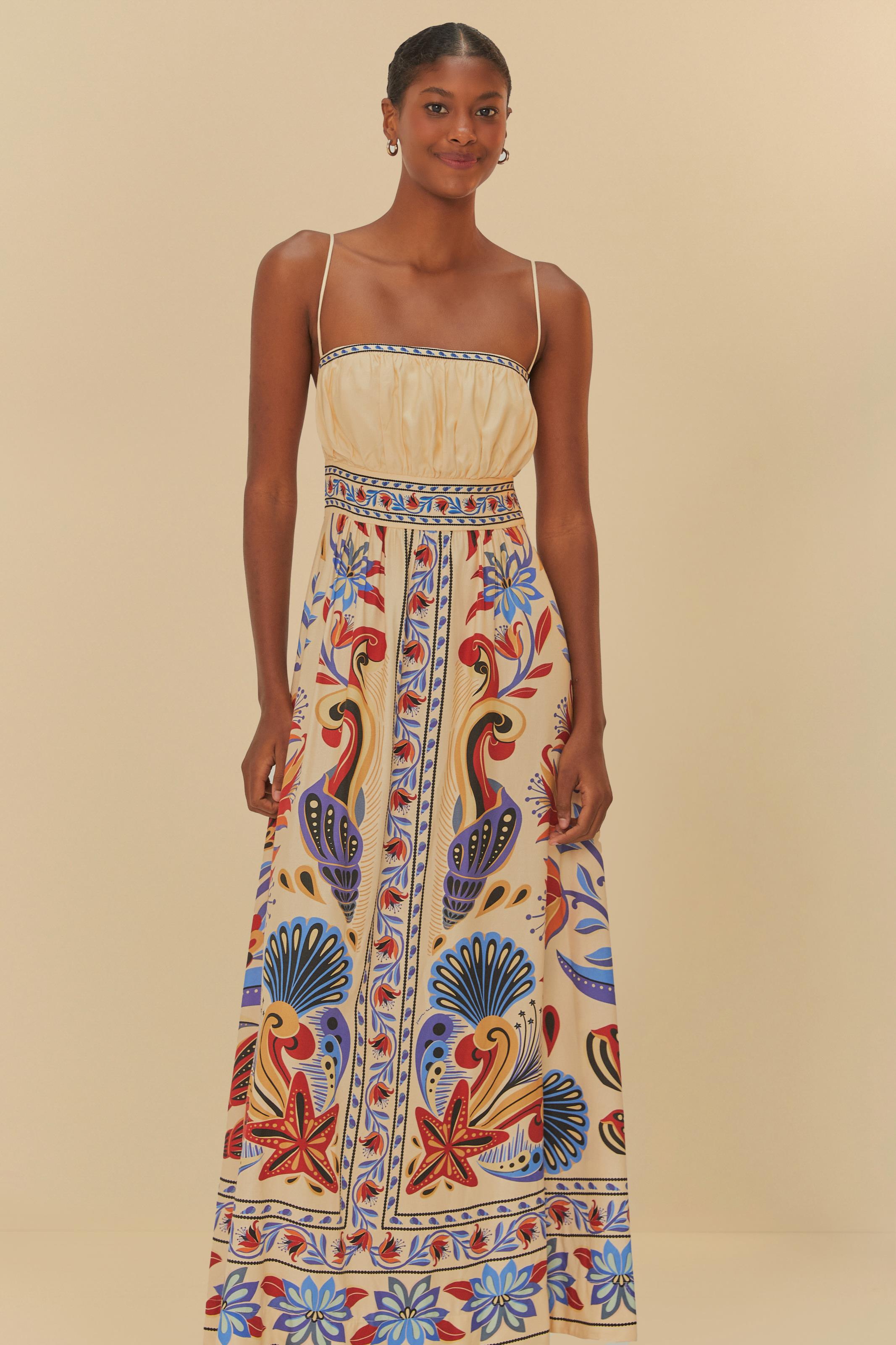 Vestido Longo Sonho De Mar