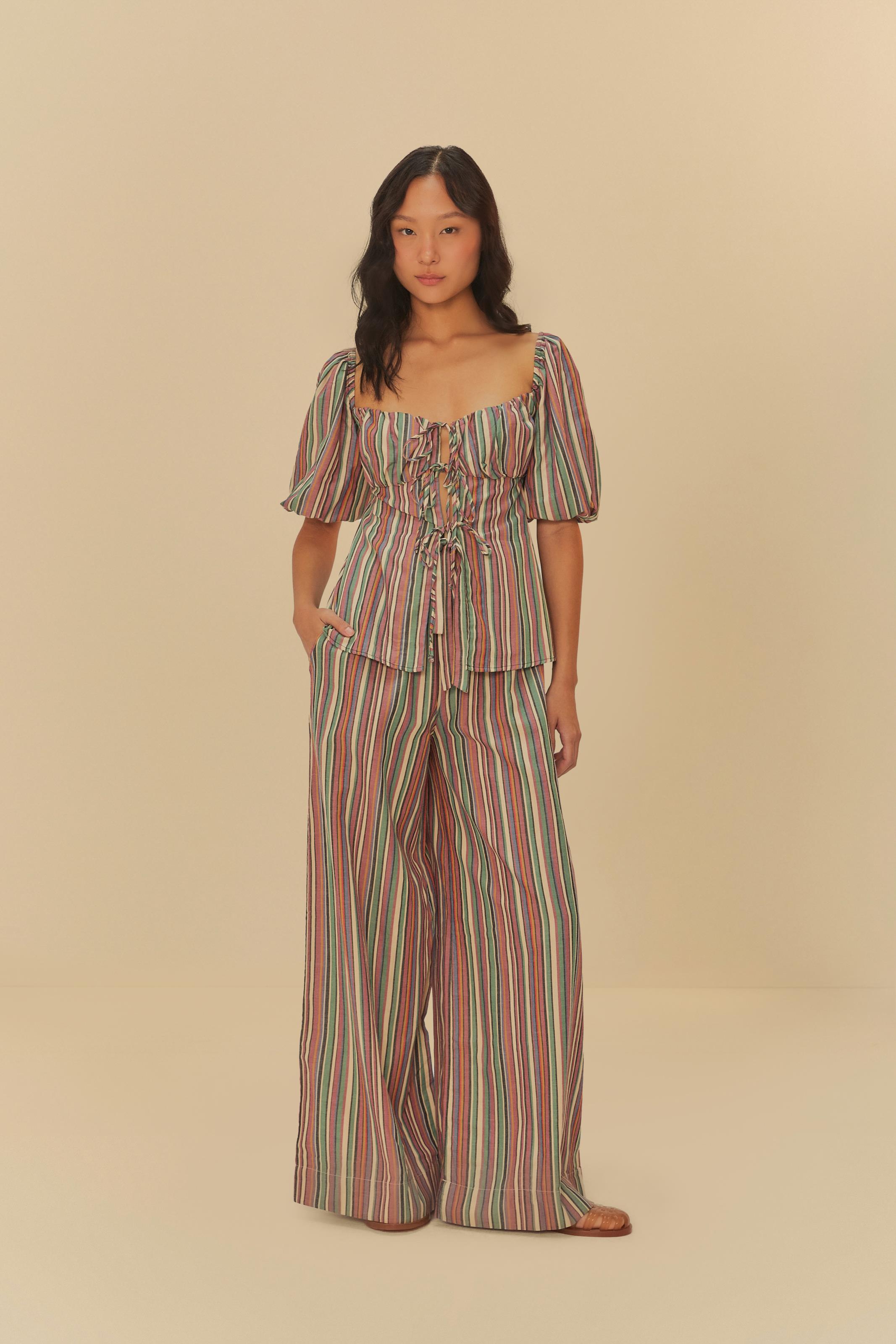 Calça Estampada Listra Pipa