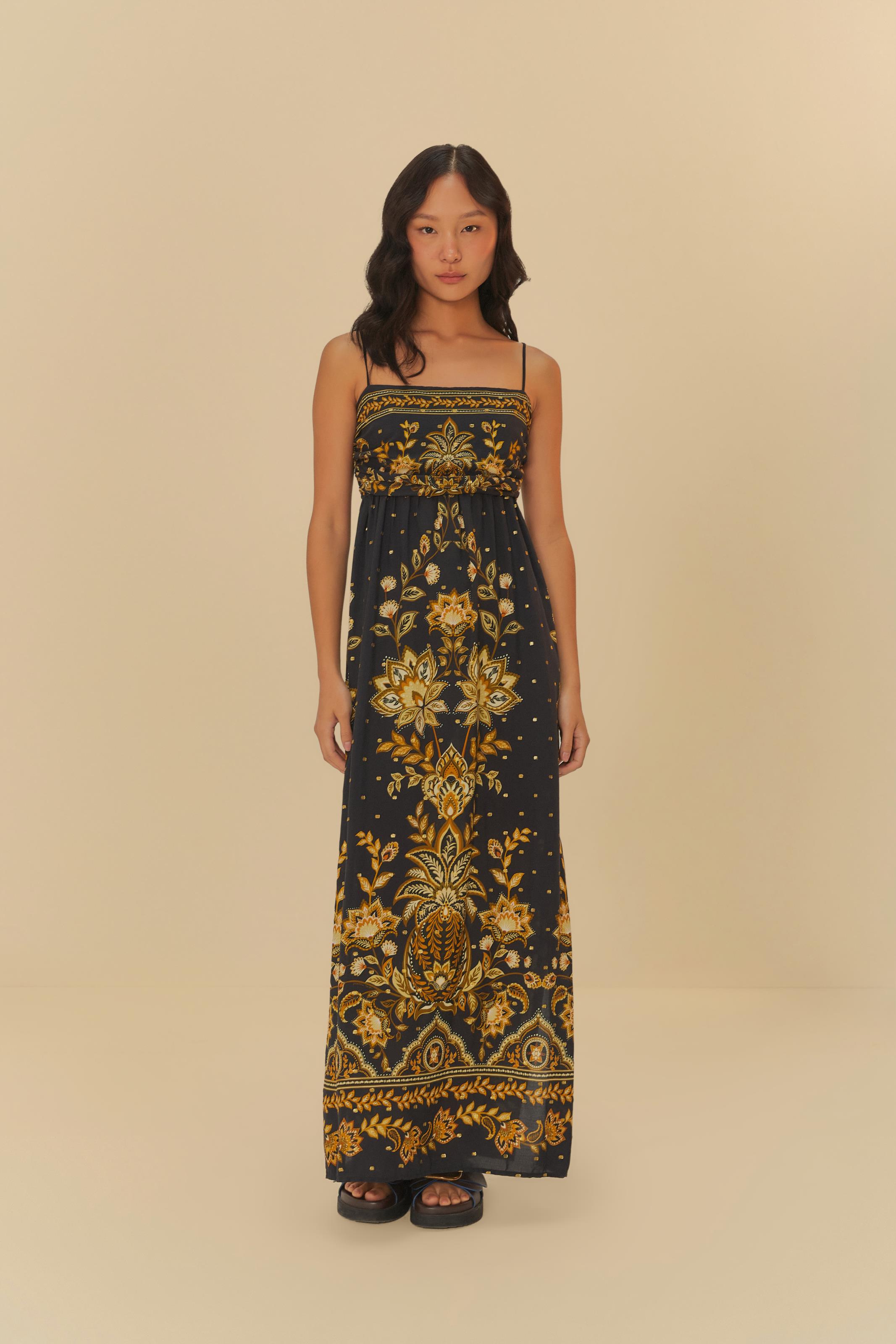 Vestido Cropped Flora Abacaxi
