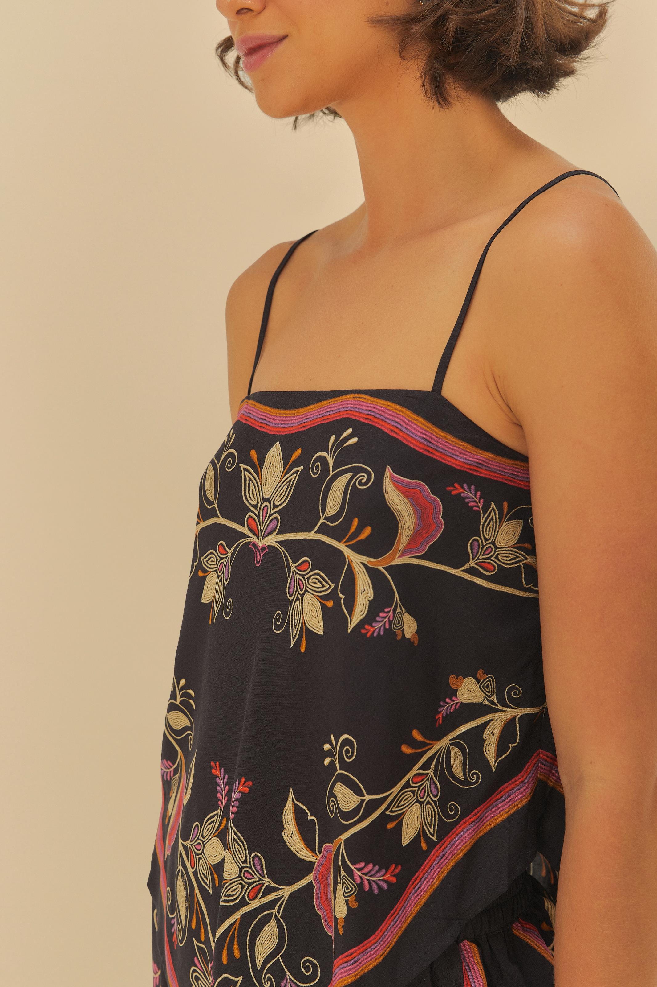 Regata Lenço Estampada Lia