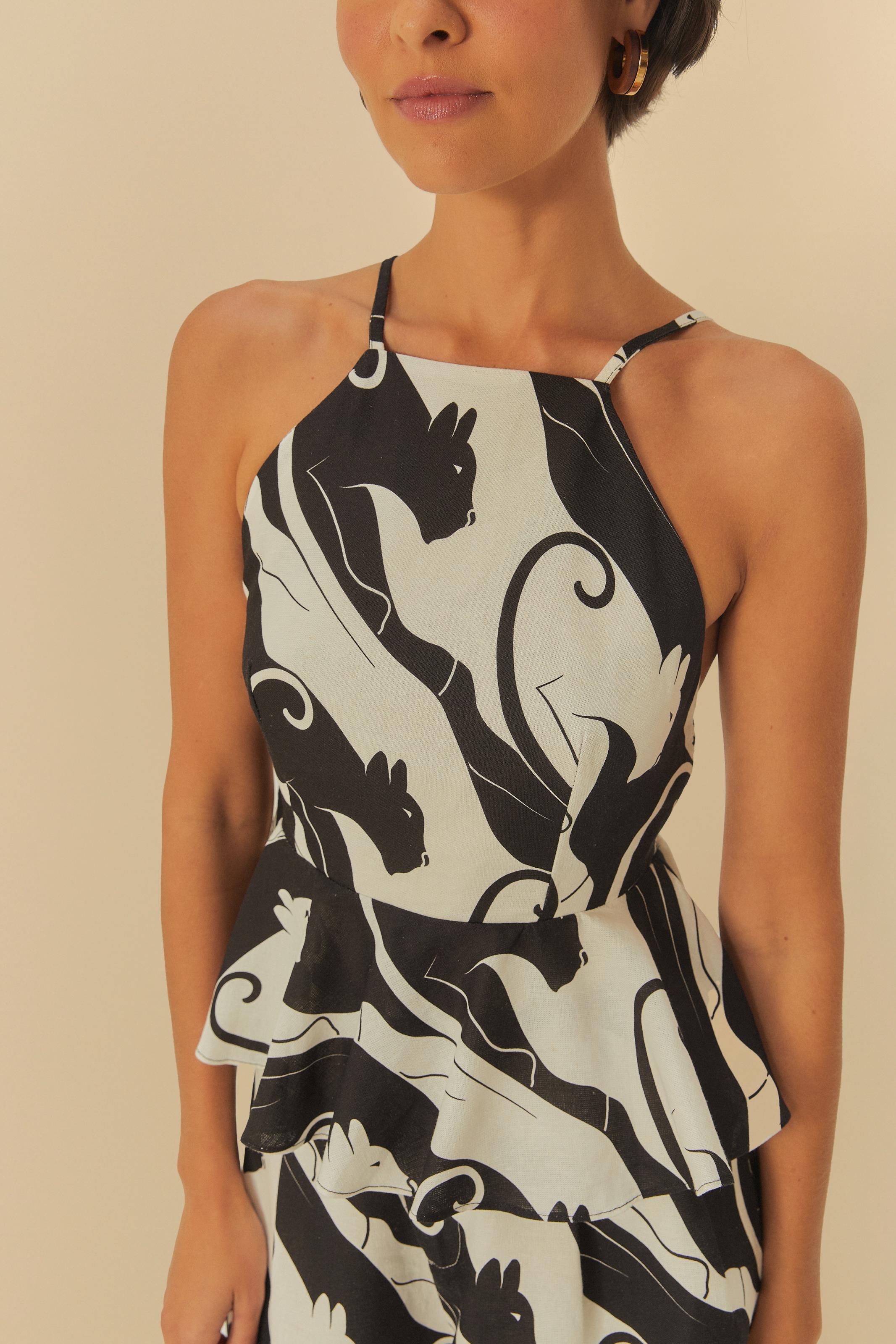 Blusa Estampada Panteras