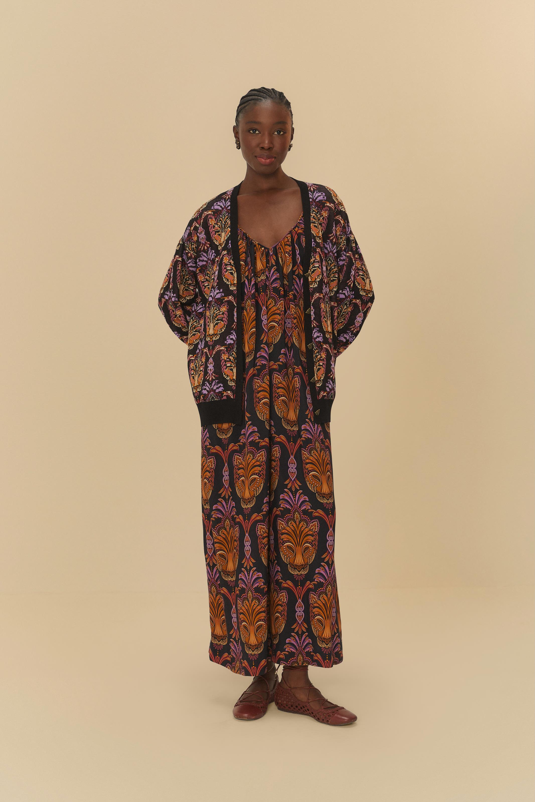 Macacão Estampado Pantera Boho