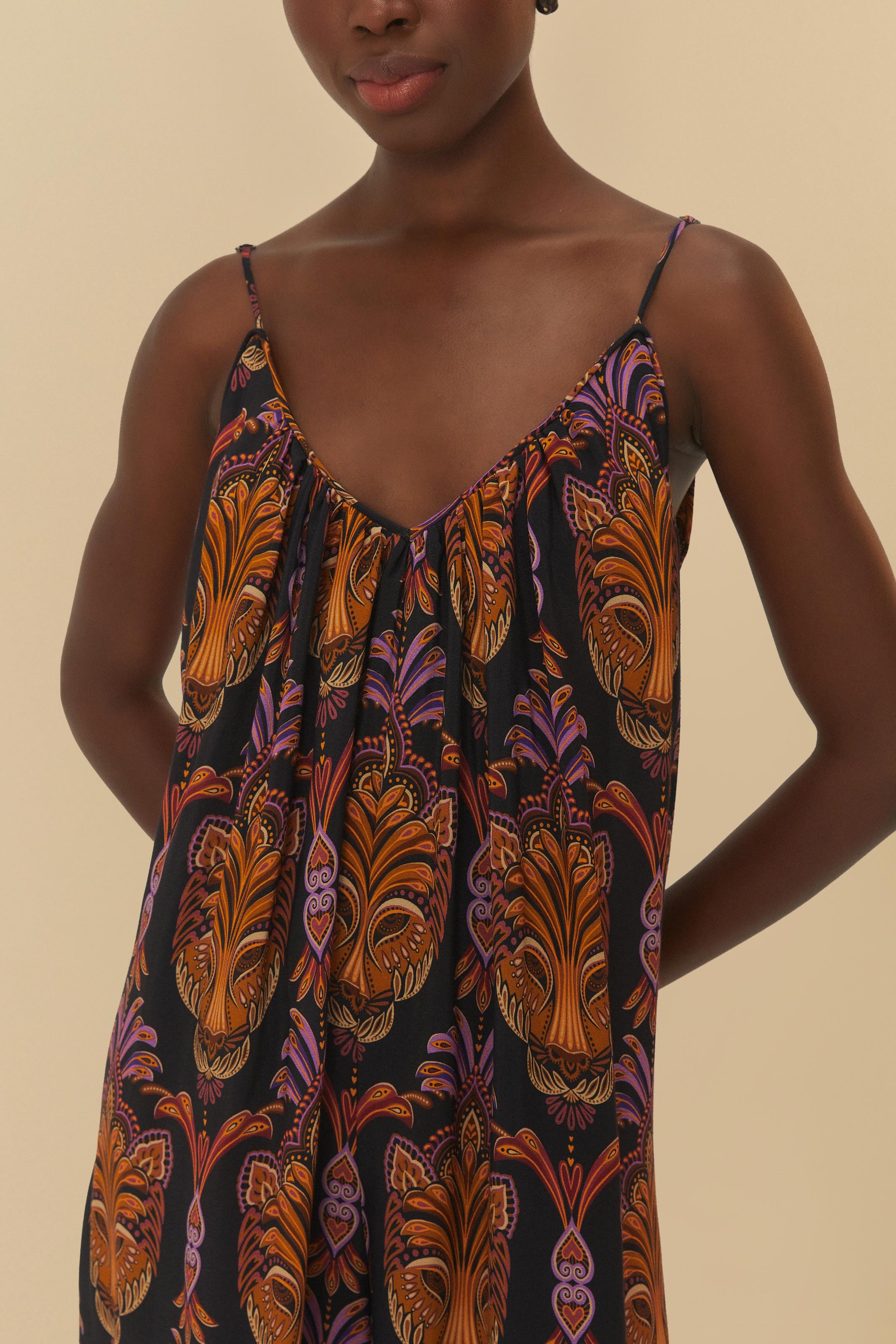 Macacão Estampado Pantera Boho