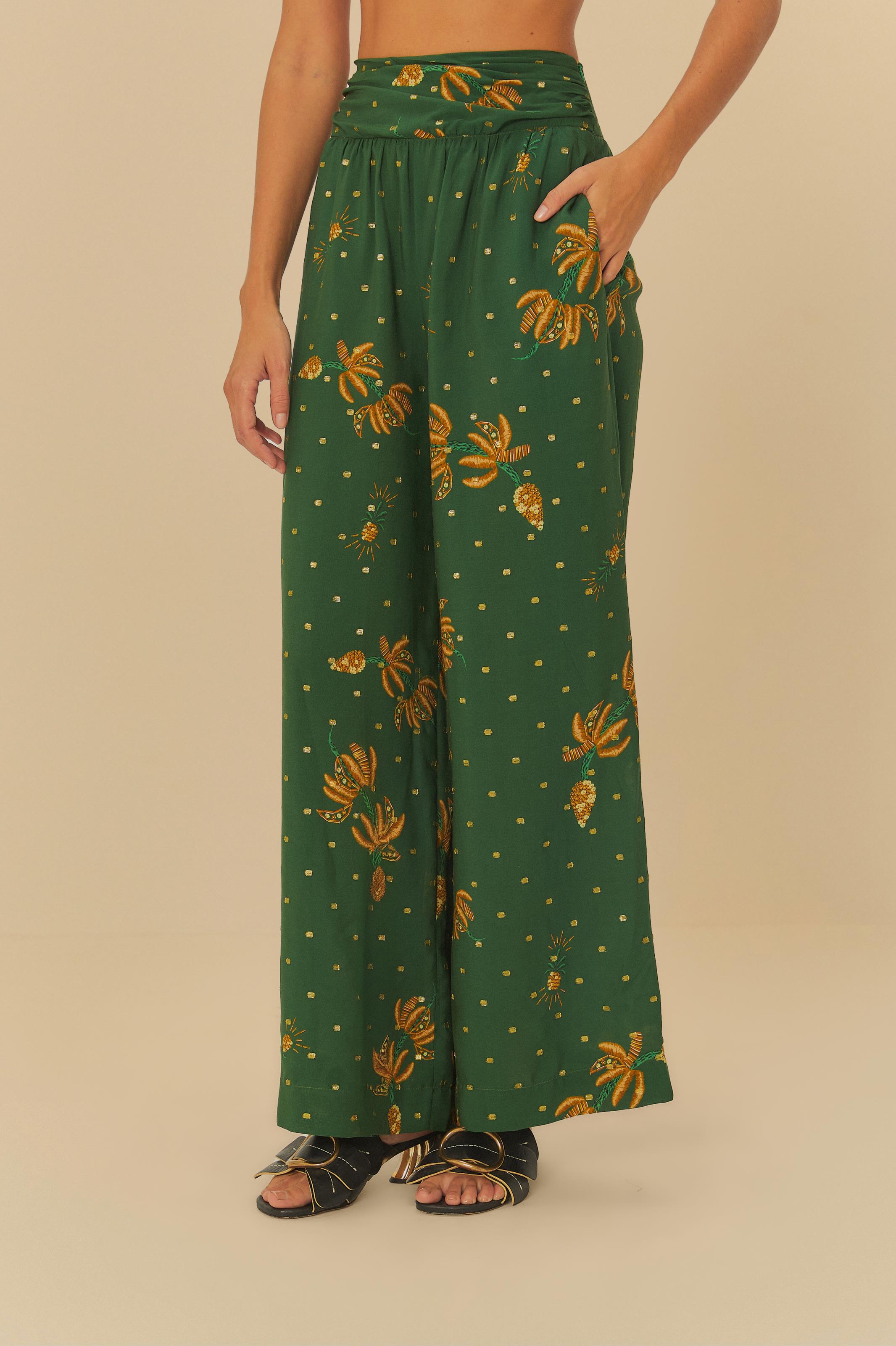 Calça Estampada Brilho De Banana