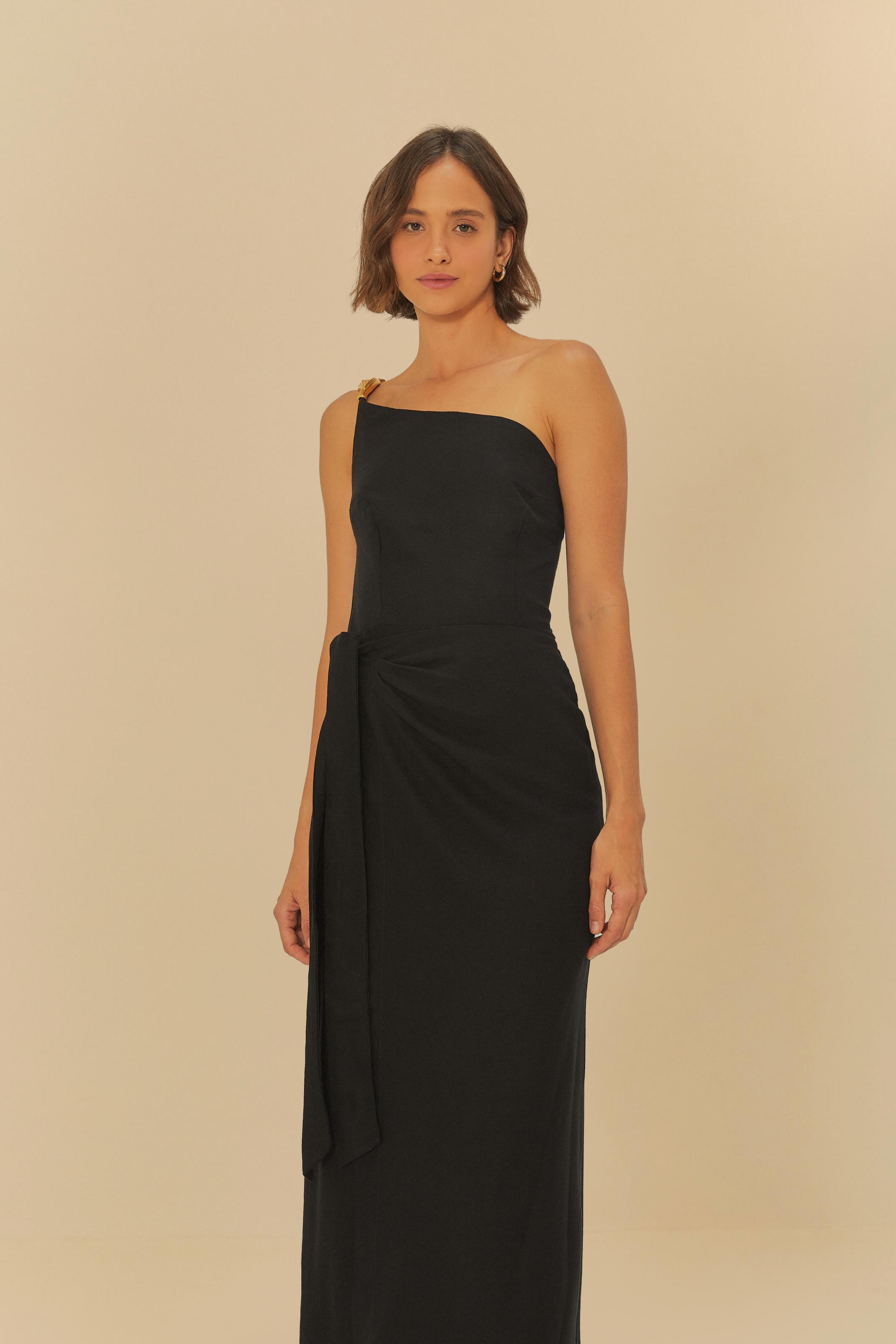 Vestido Ombro Só Transpasse