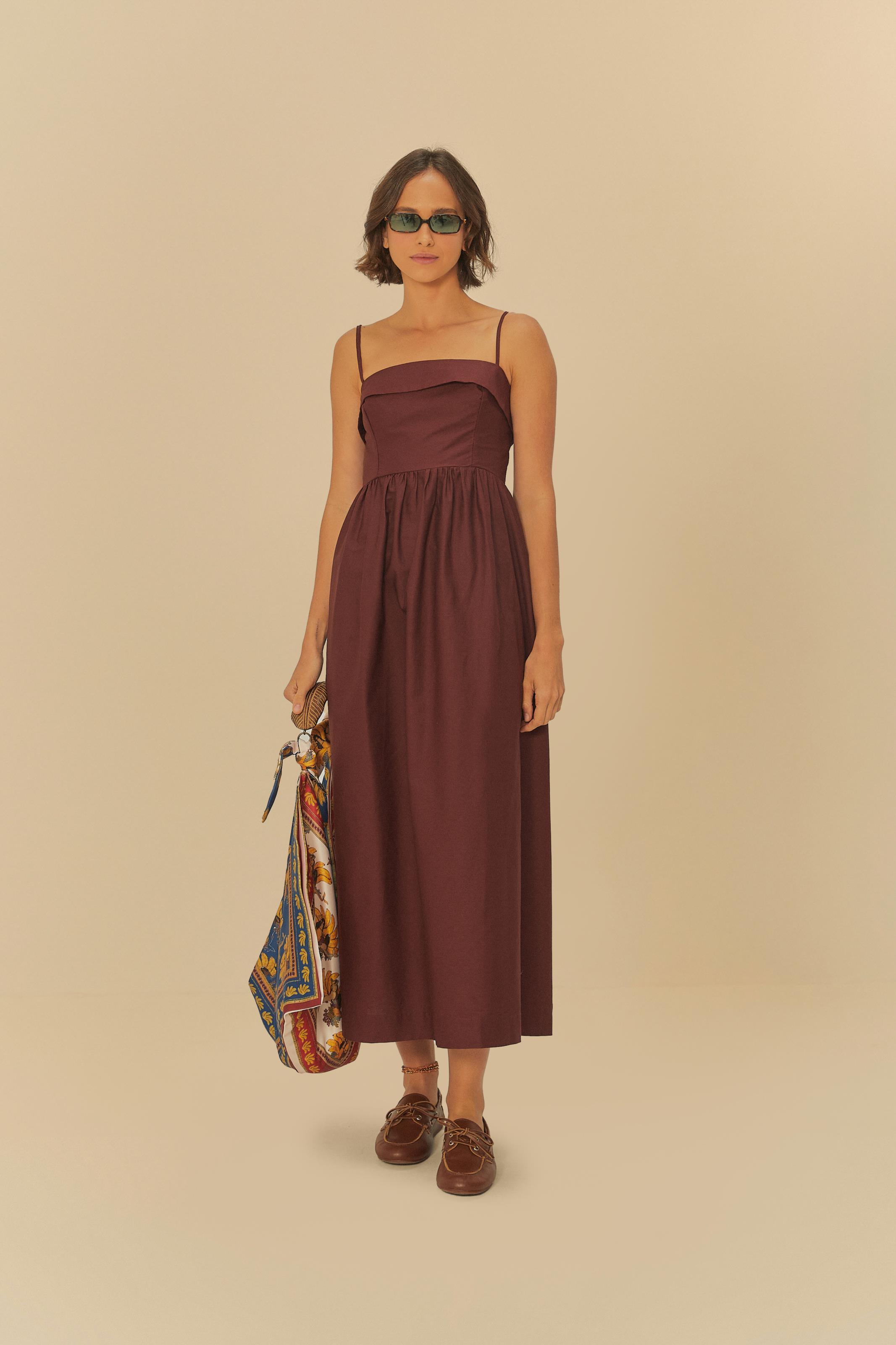 Vestido Alcinhas Longo