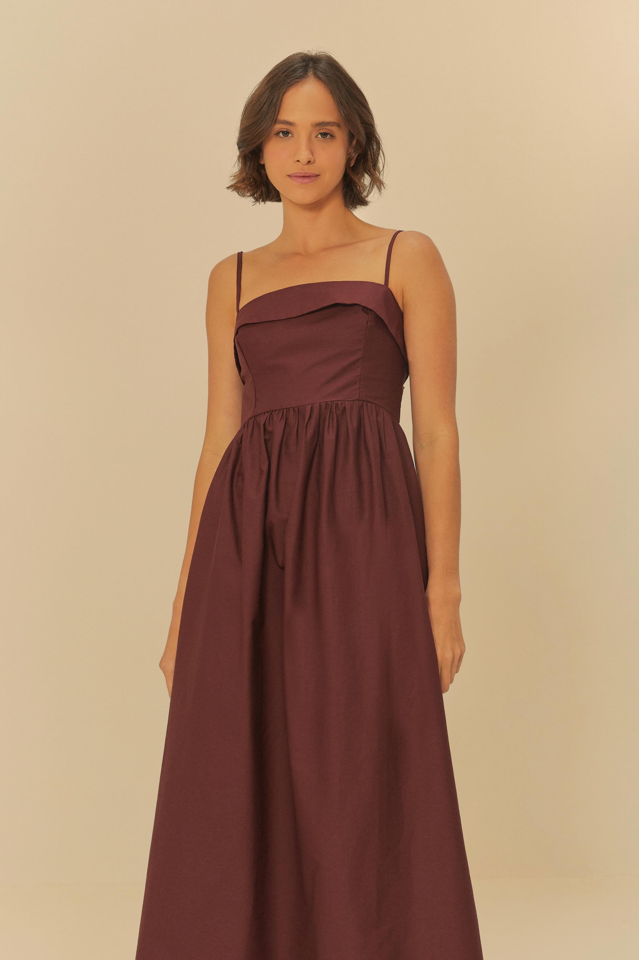 Vestido Alcinhas Longo