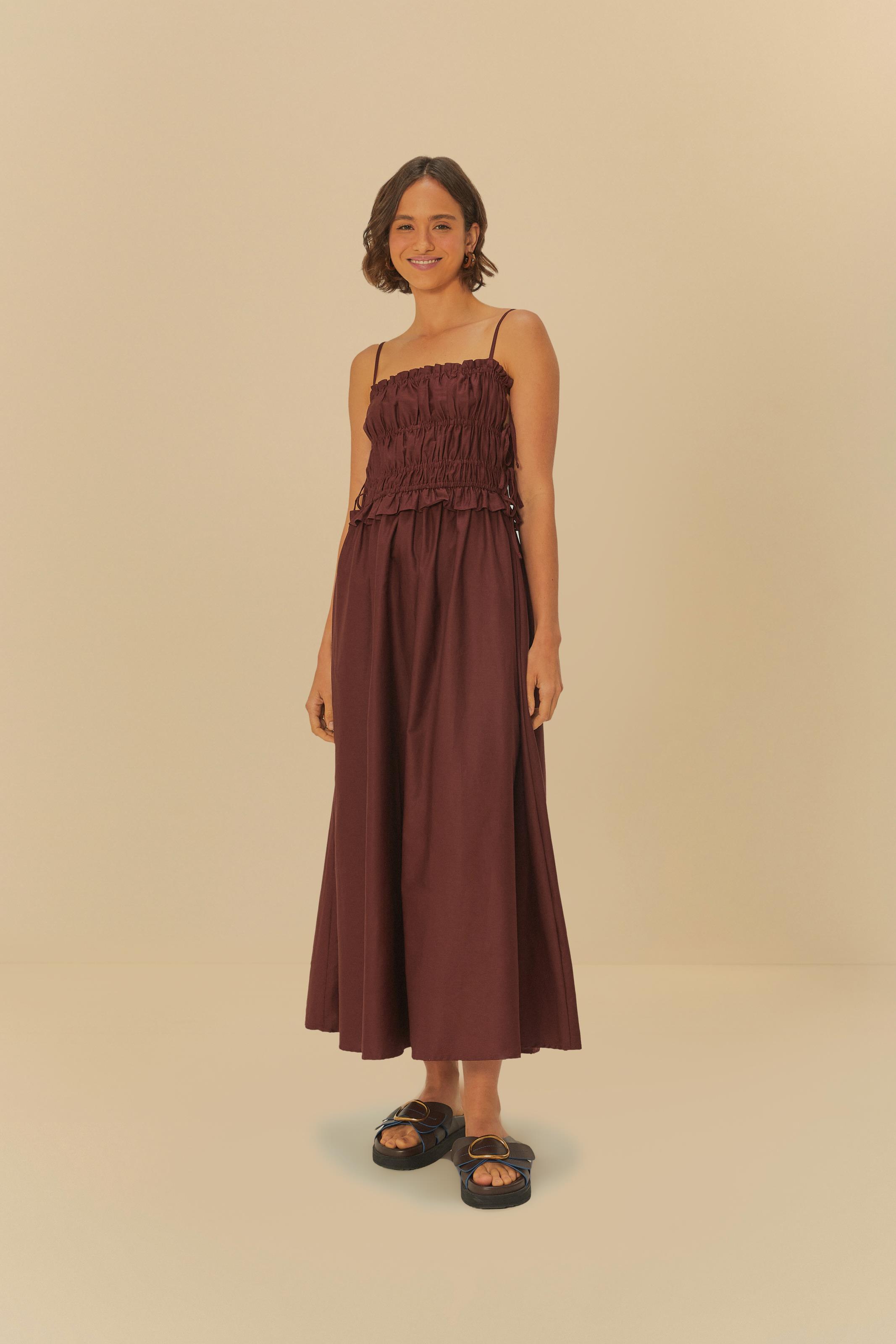 Vestido Midi Amarrações