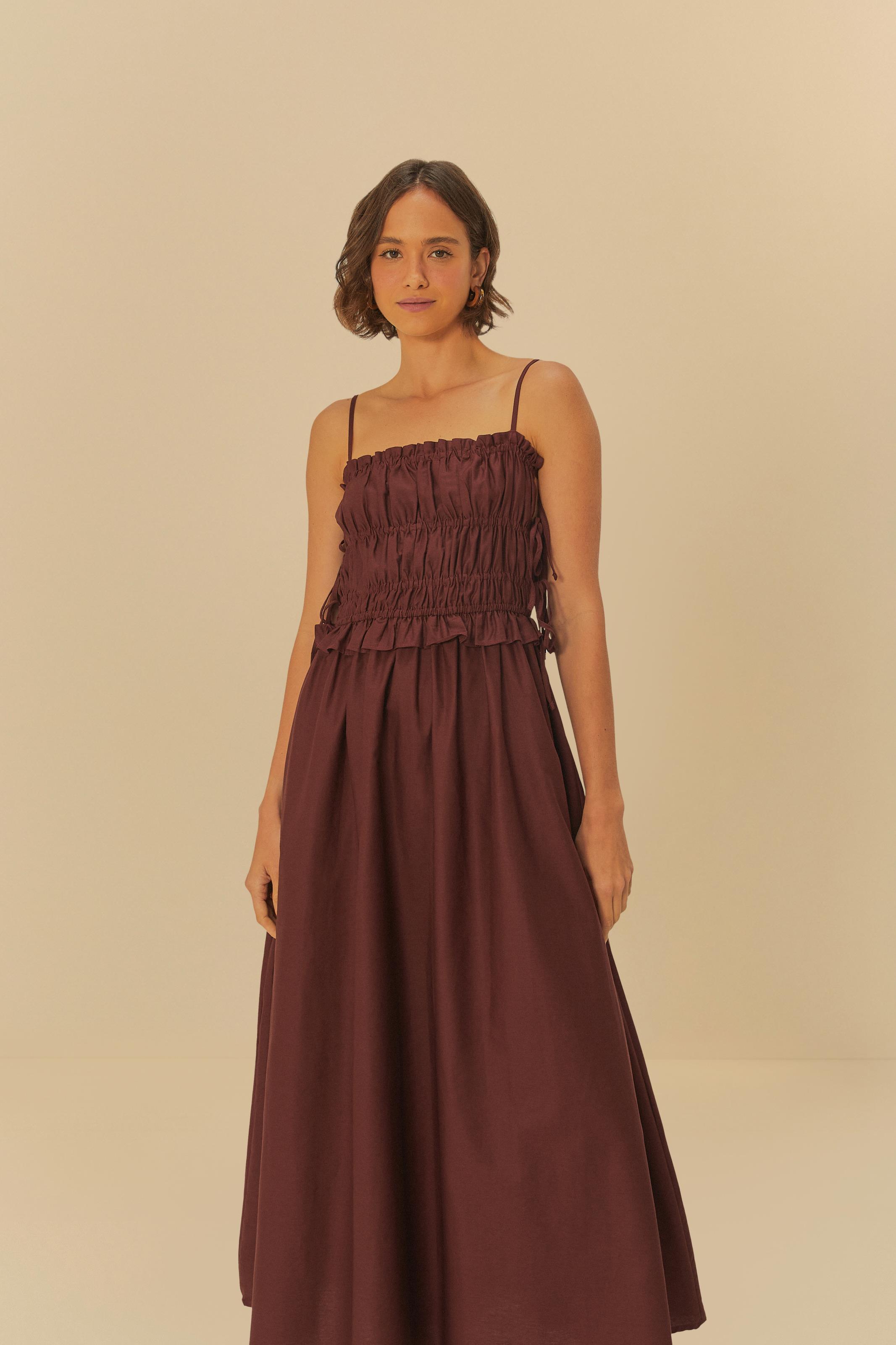 Vestido Midi Amarrações