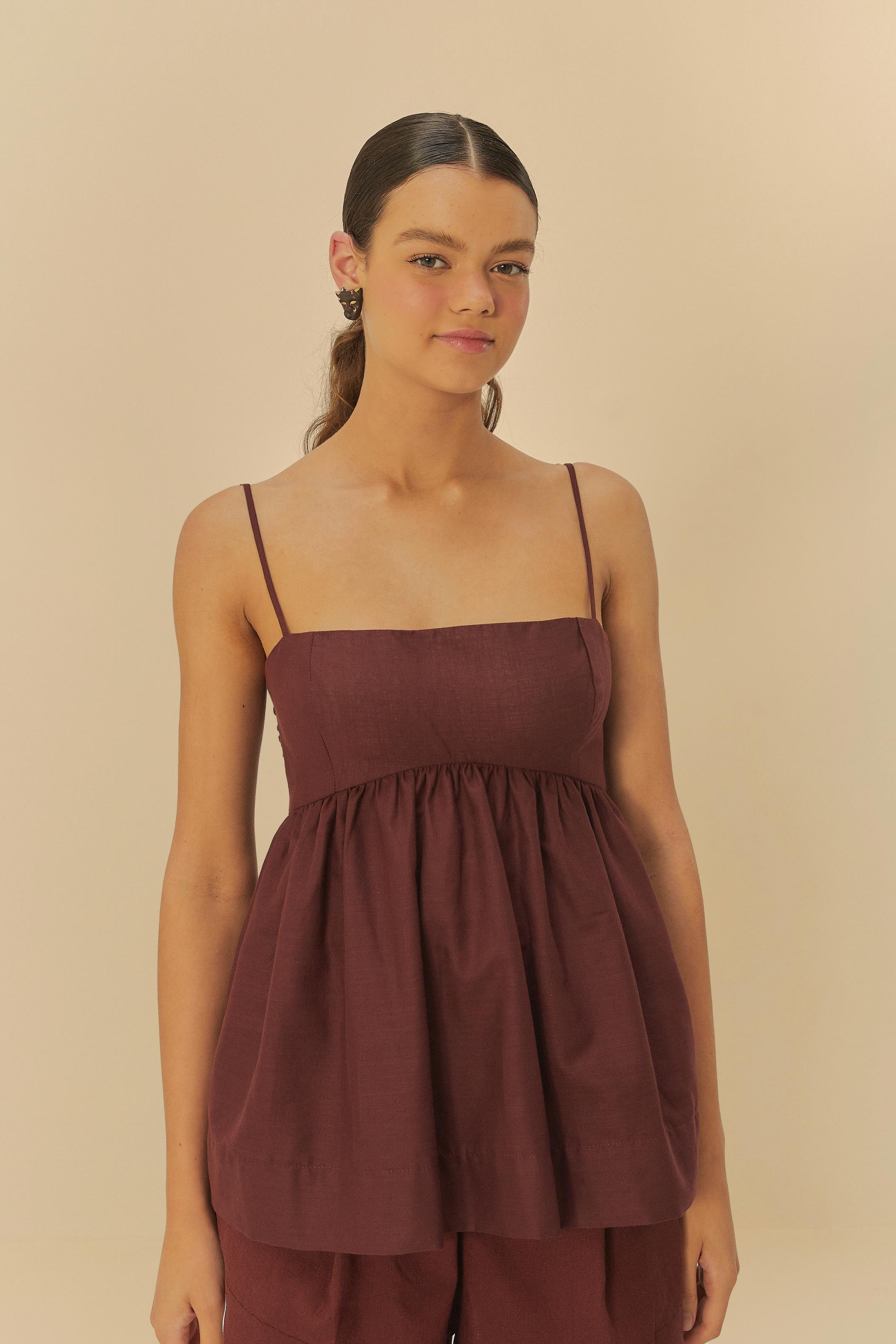Blusa Alcinhas Amarração