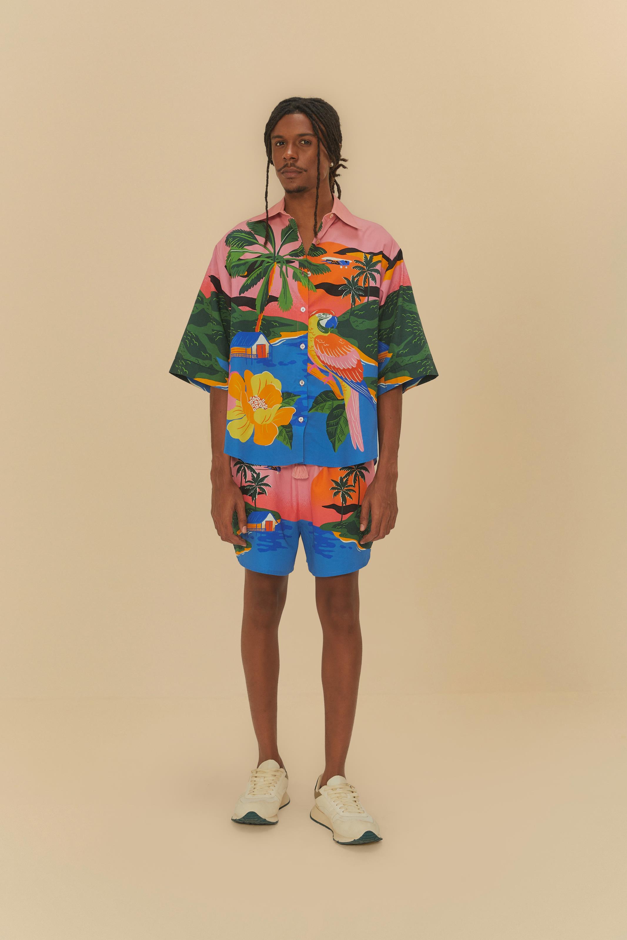 Camisa Estampada Latina