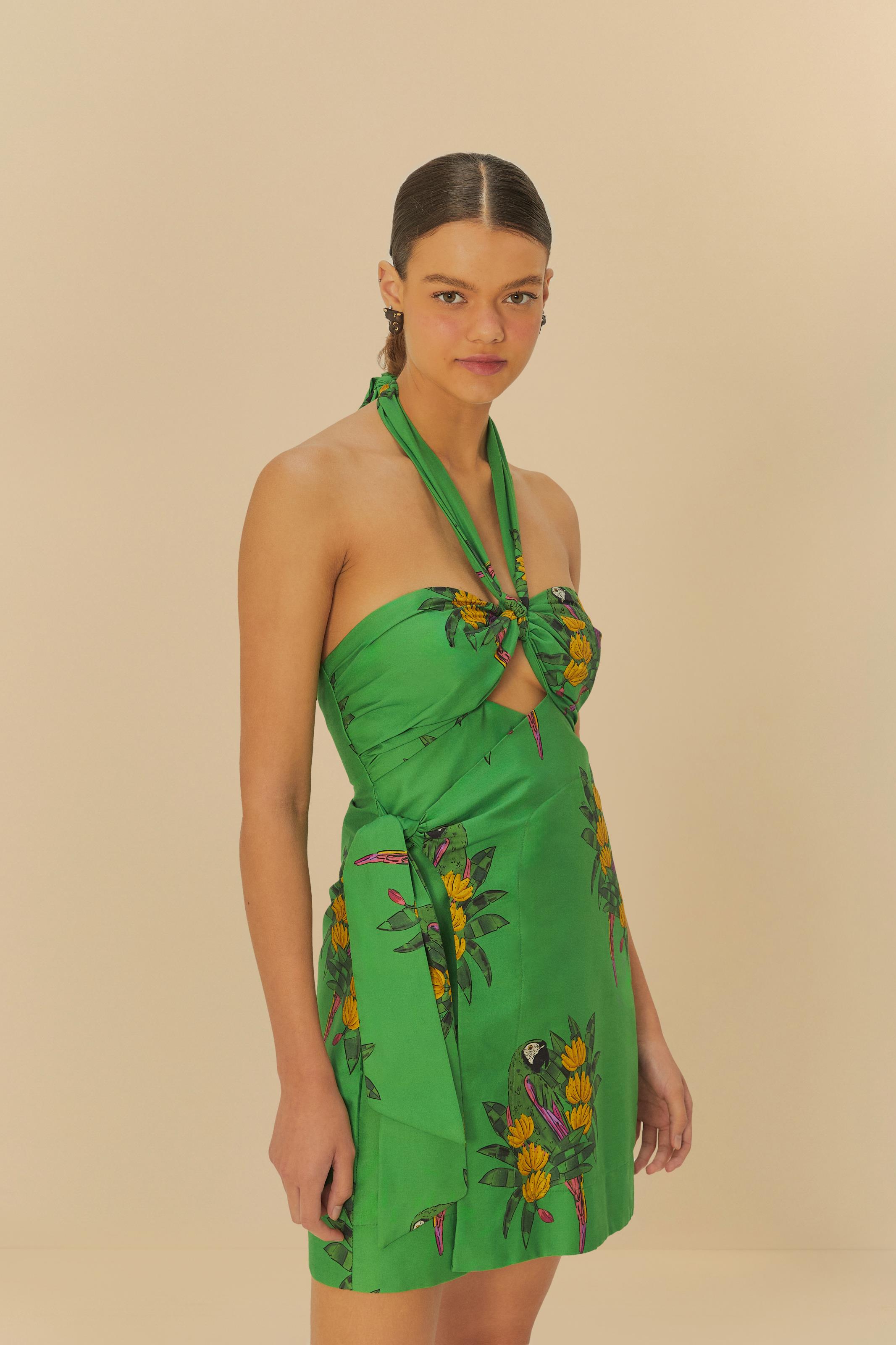 Vestido Curto Estampado Rio Maracanã
