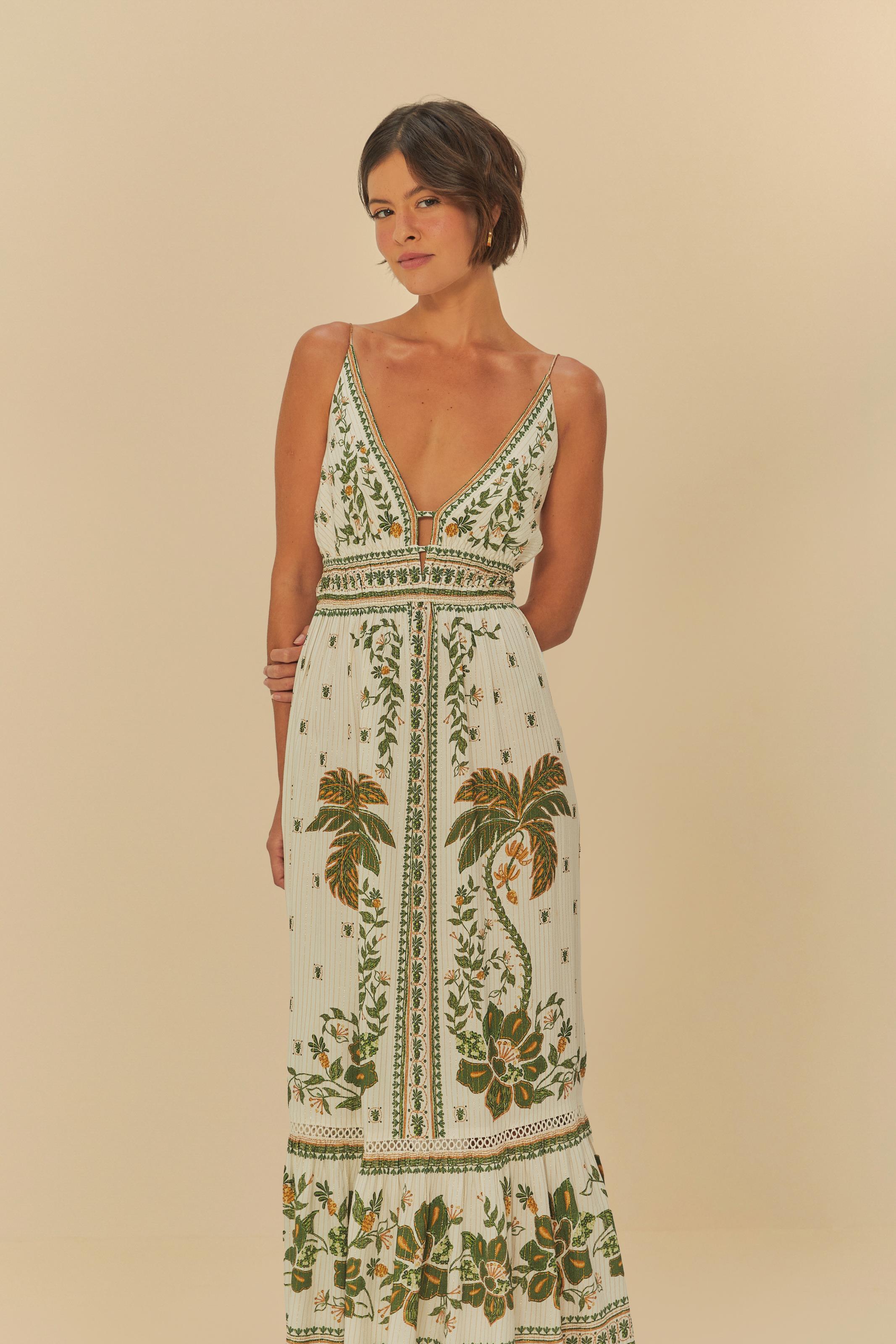 Vestido Cropped Estampado Mari