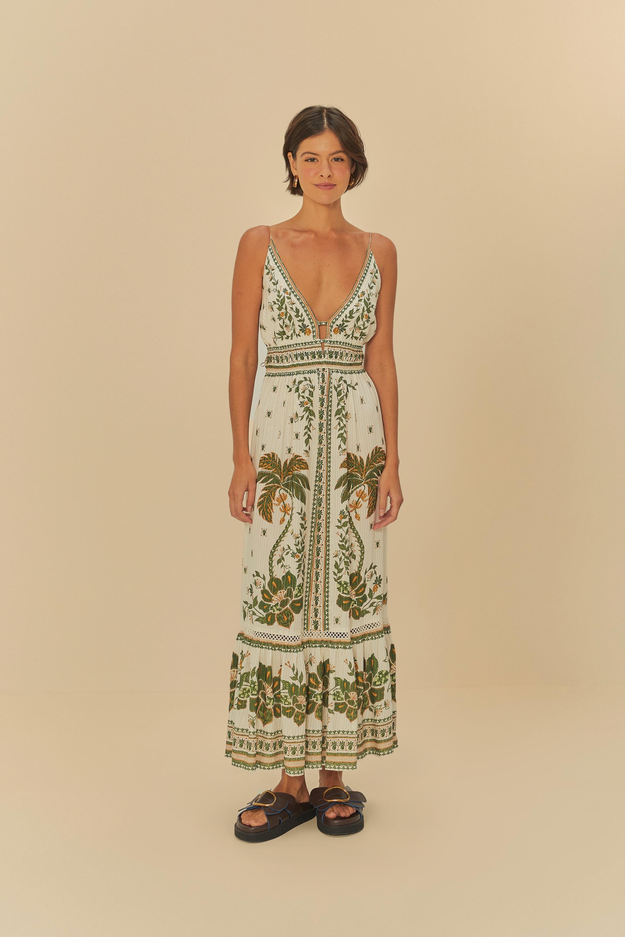 Vestido Cropped Estampado Mari