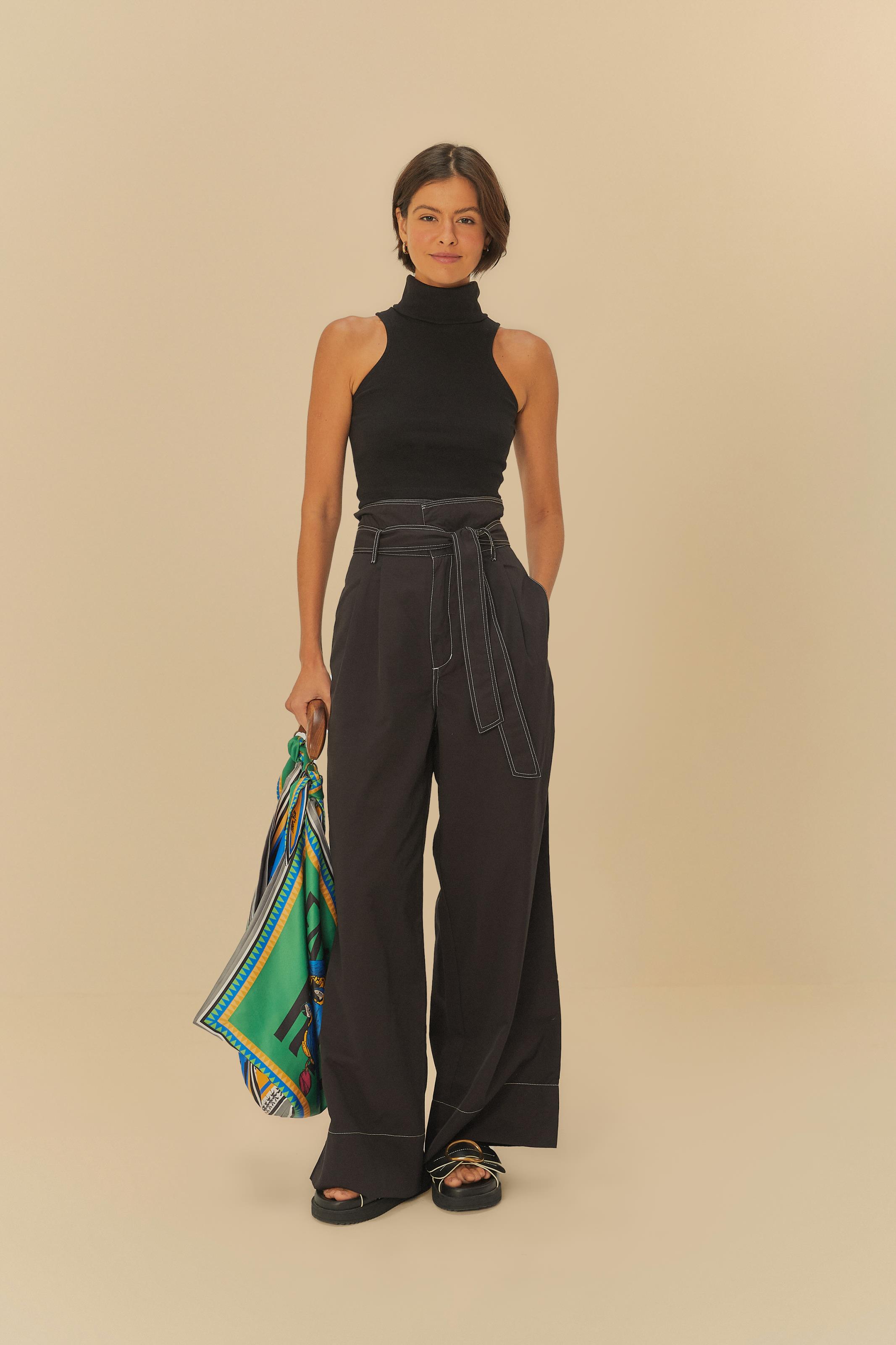 Calça Faixa Pesponto