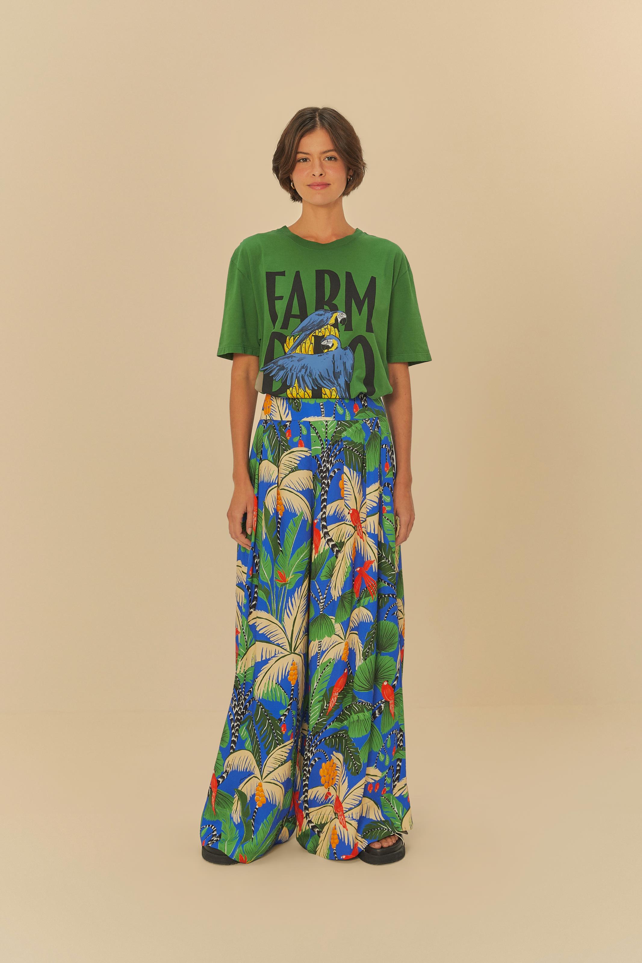 T-Shirt Média Farm Rio Arara Bananeira v