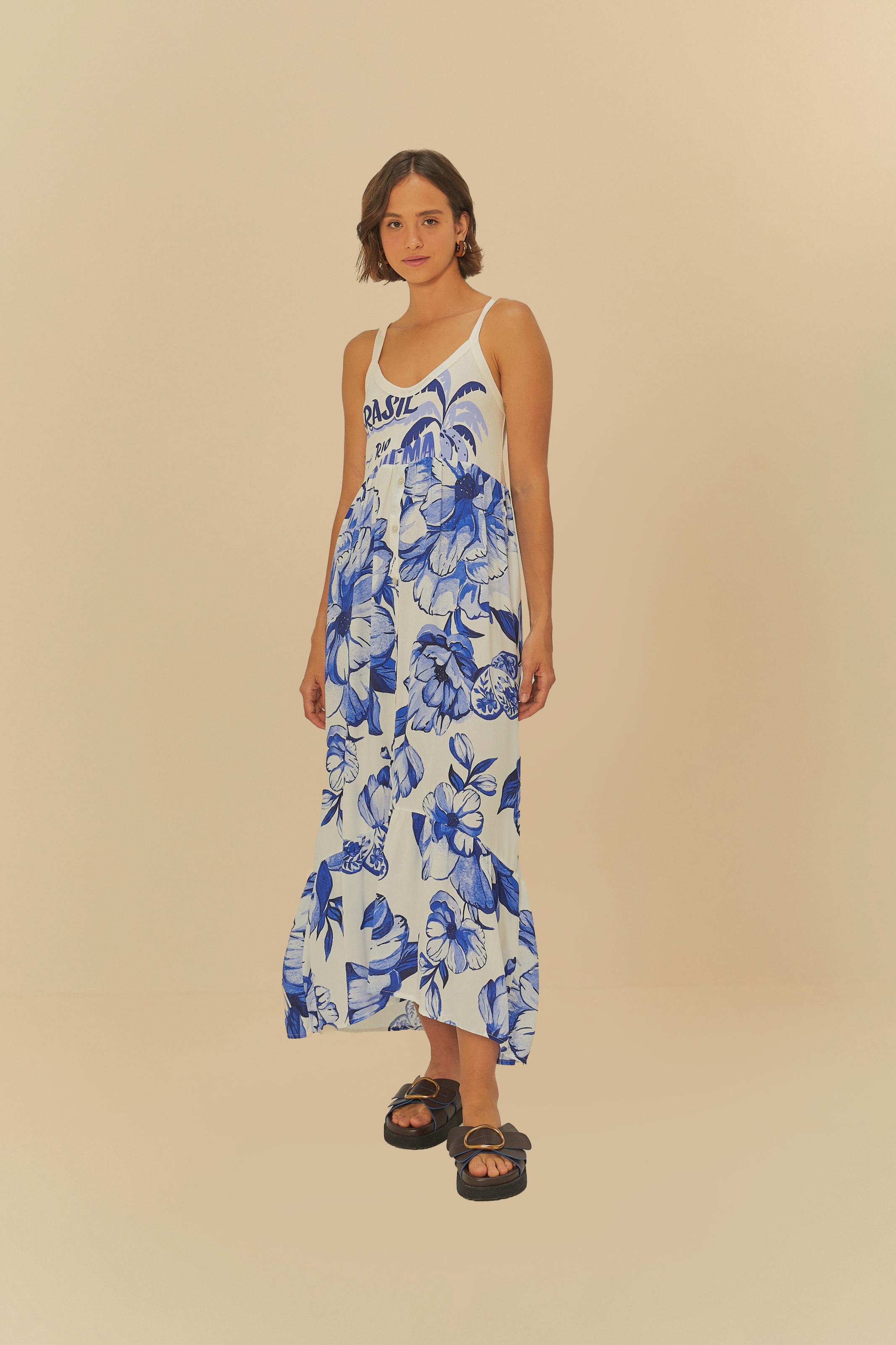 Vestido Cropped Alça Brasil Rio Ipanema