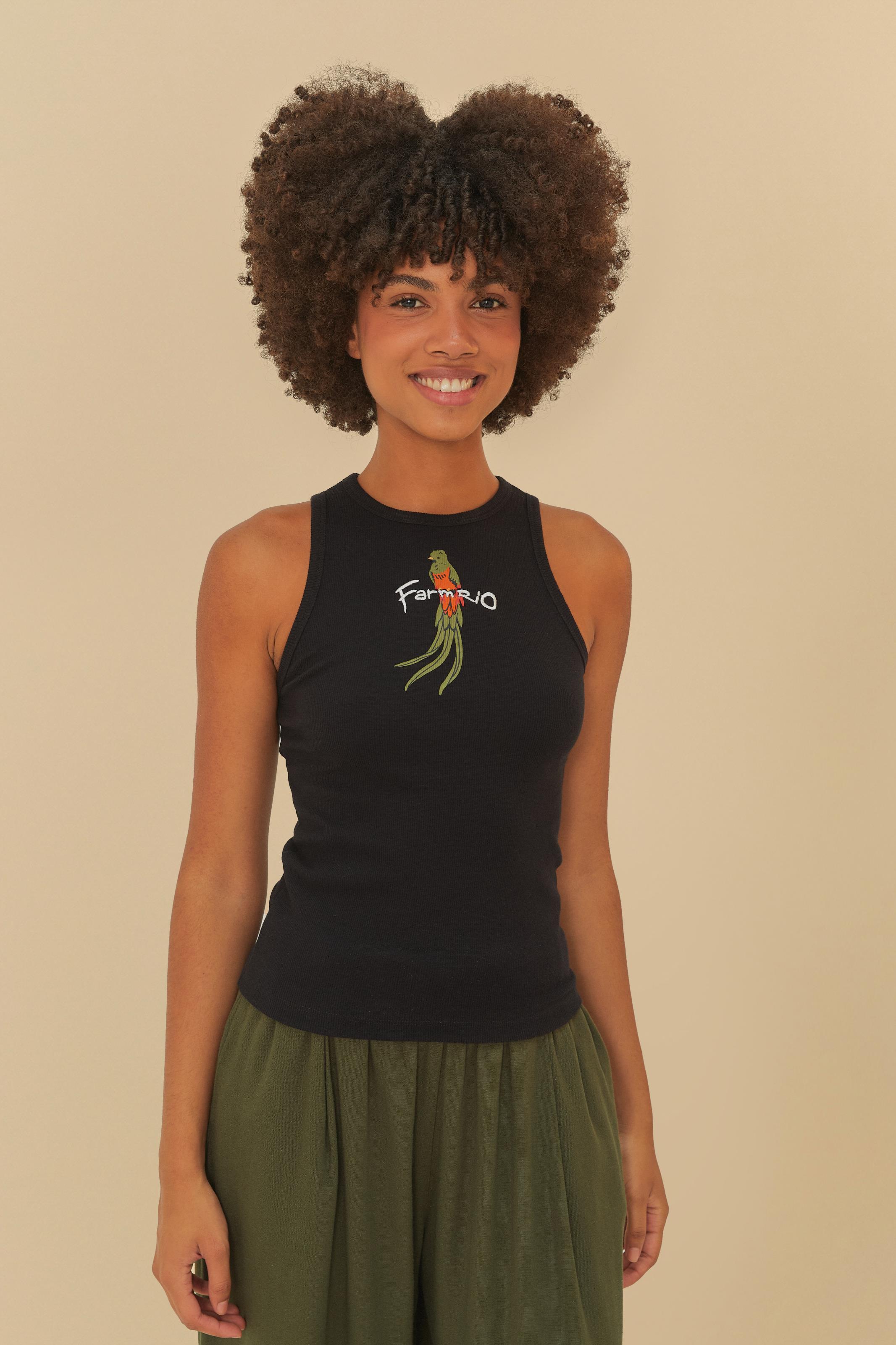 Regata Estampada Farm Rio Passáro