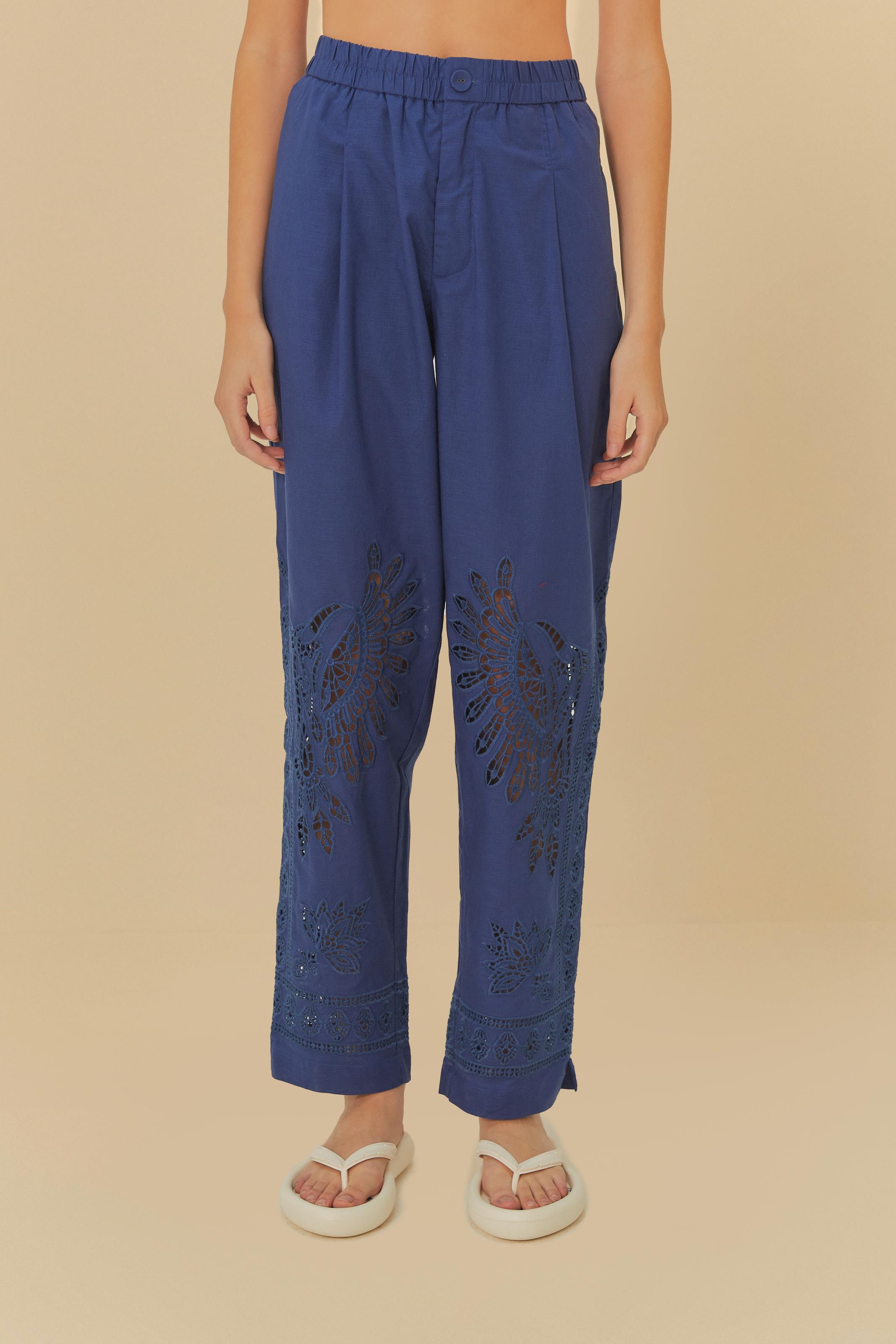 Calça Richilie Estampada Passáros