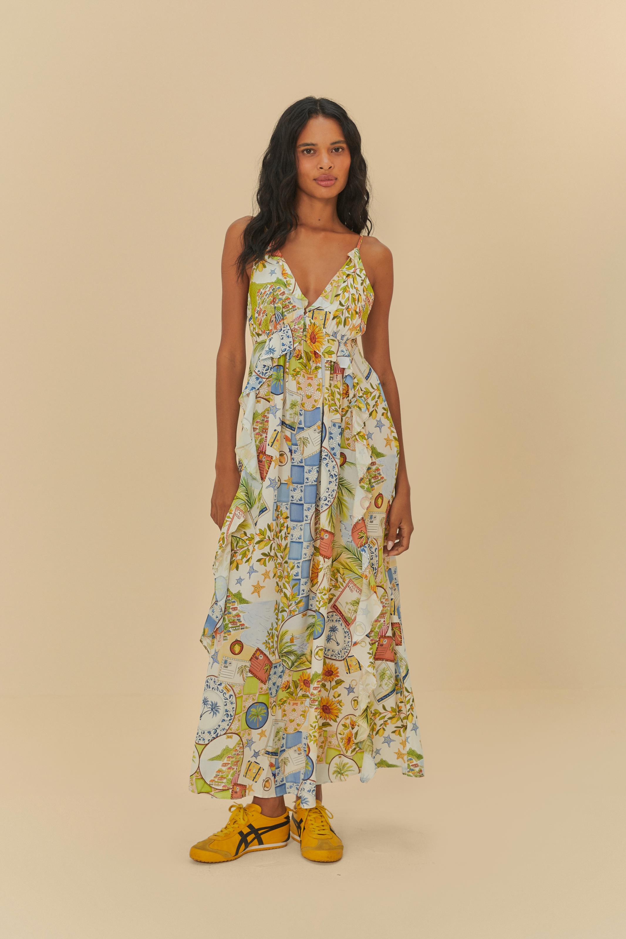 Vestido Babados Souvenir