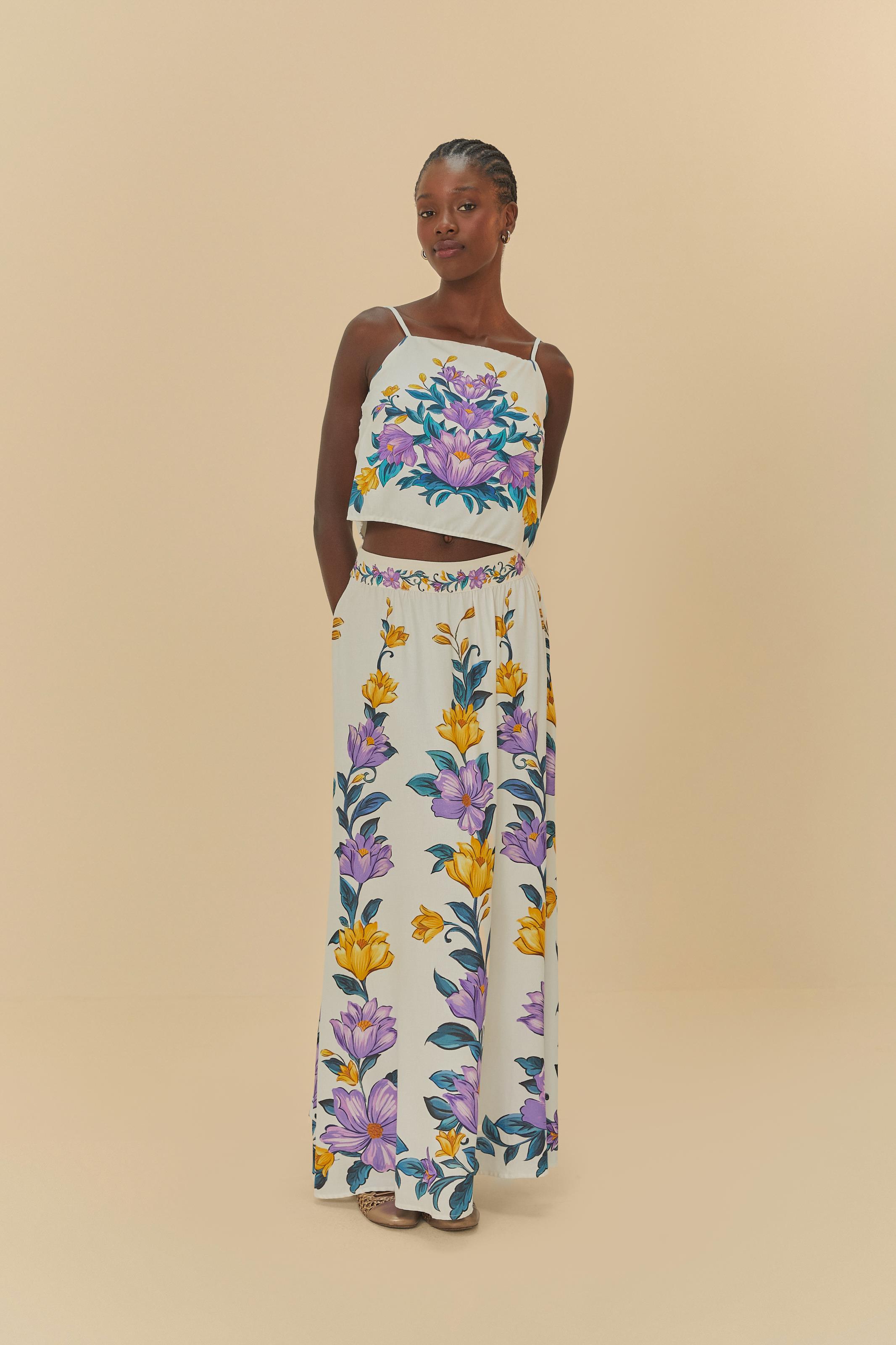 Regata Estampada Floral Sicilia